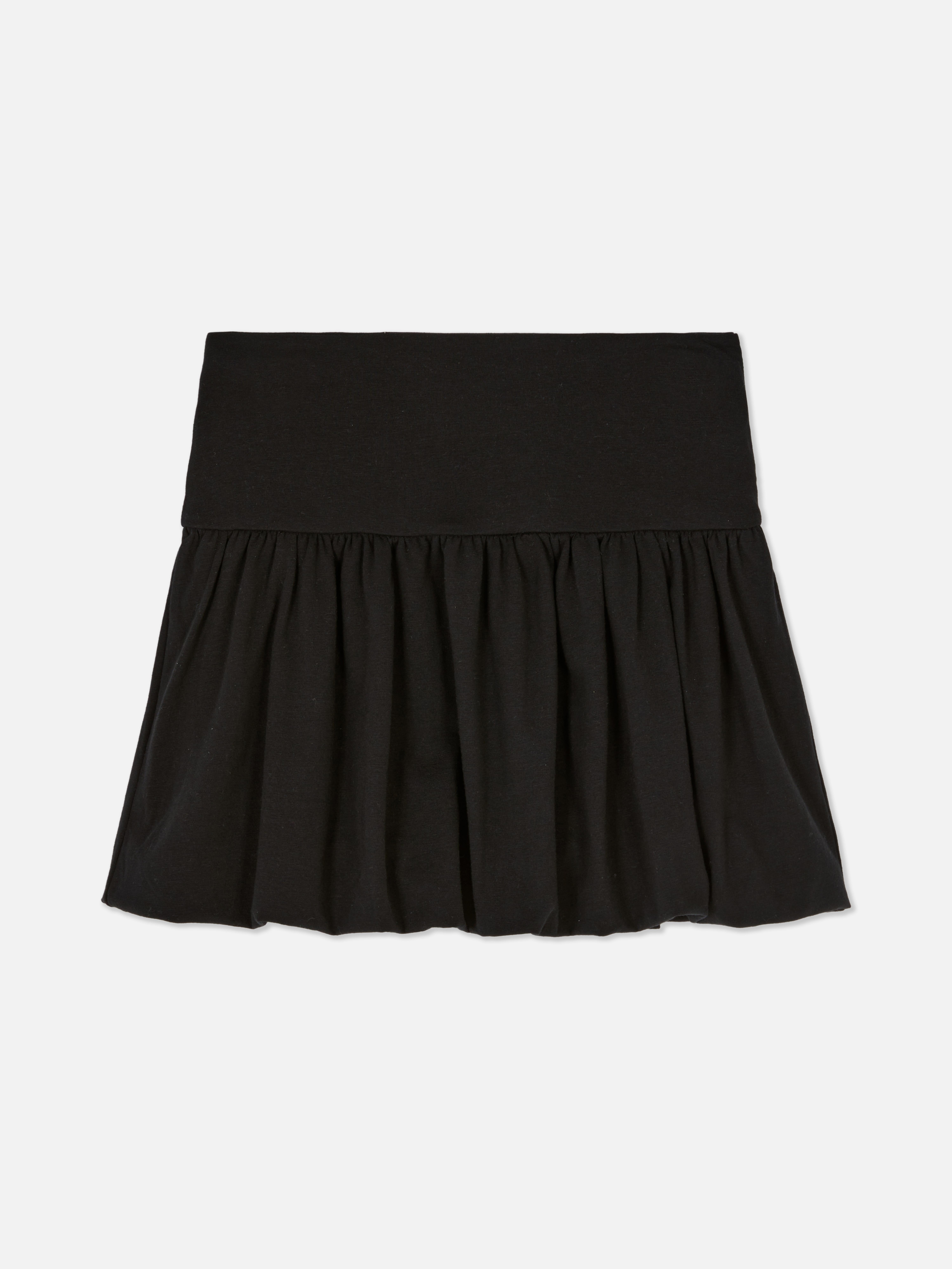 Girls Black Jersey Bubble Skirt Primark