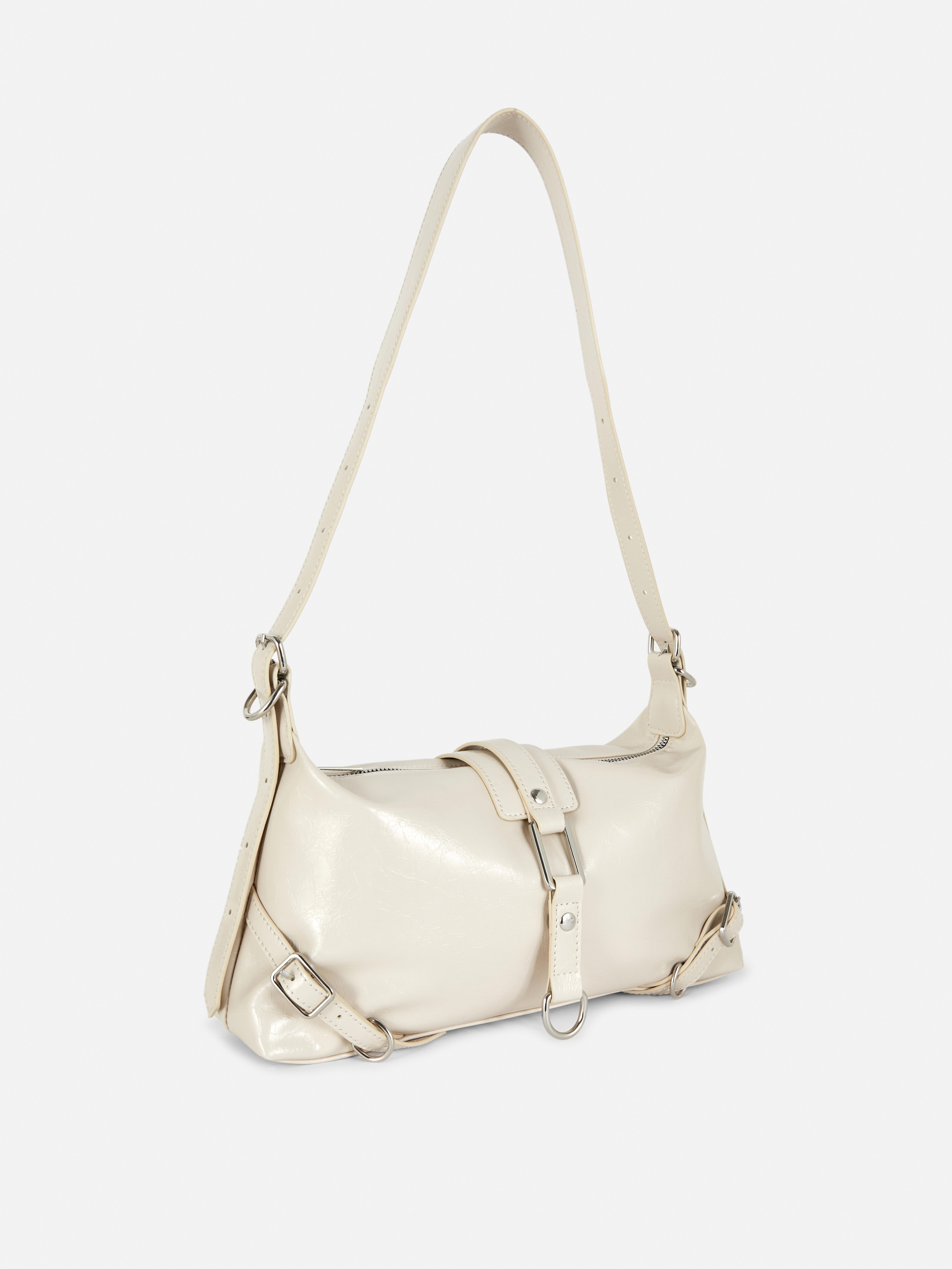Women s Ecru Belt Detail Shoulder Bag Penneys