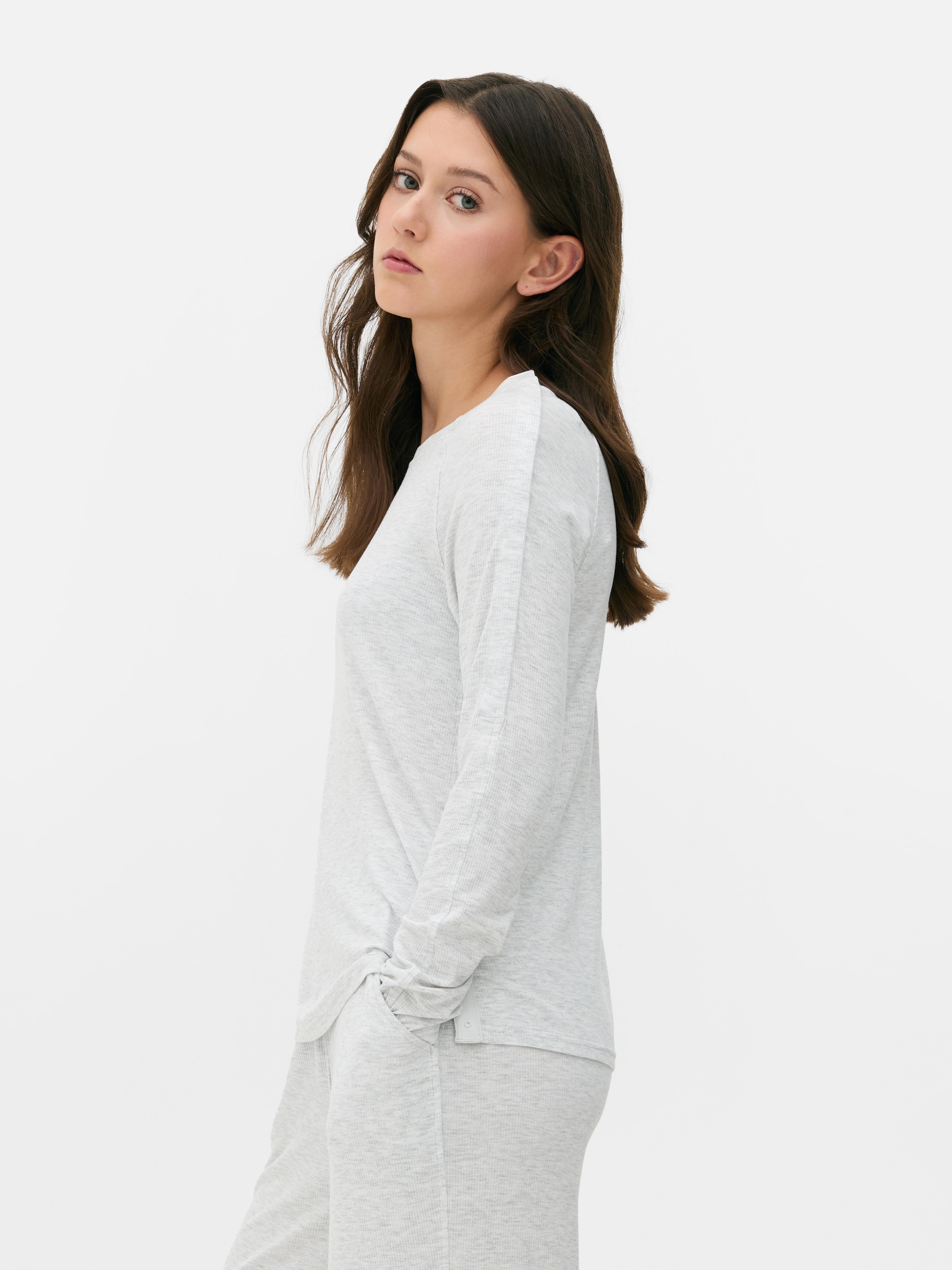 Adaptive Ribbed Pyjama Top