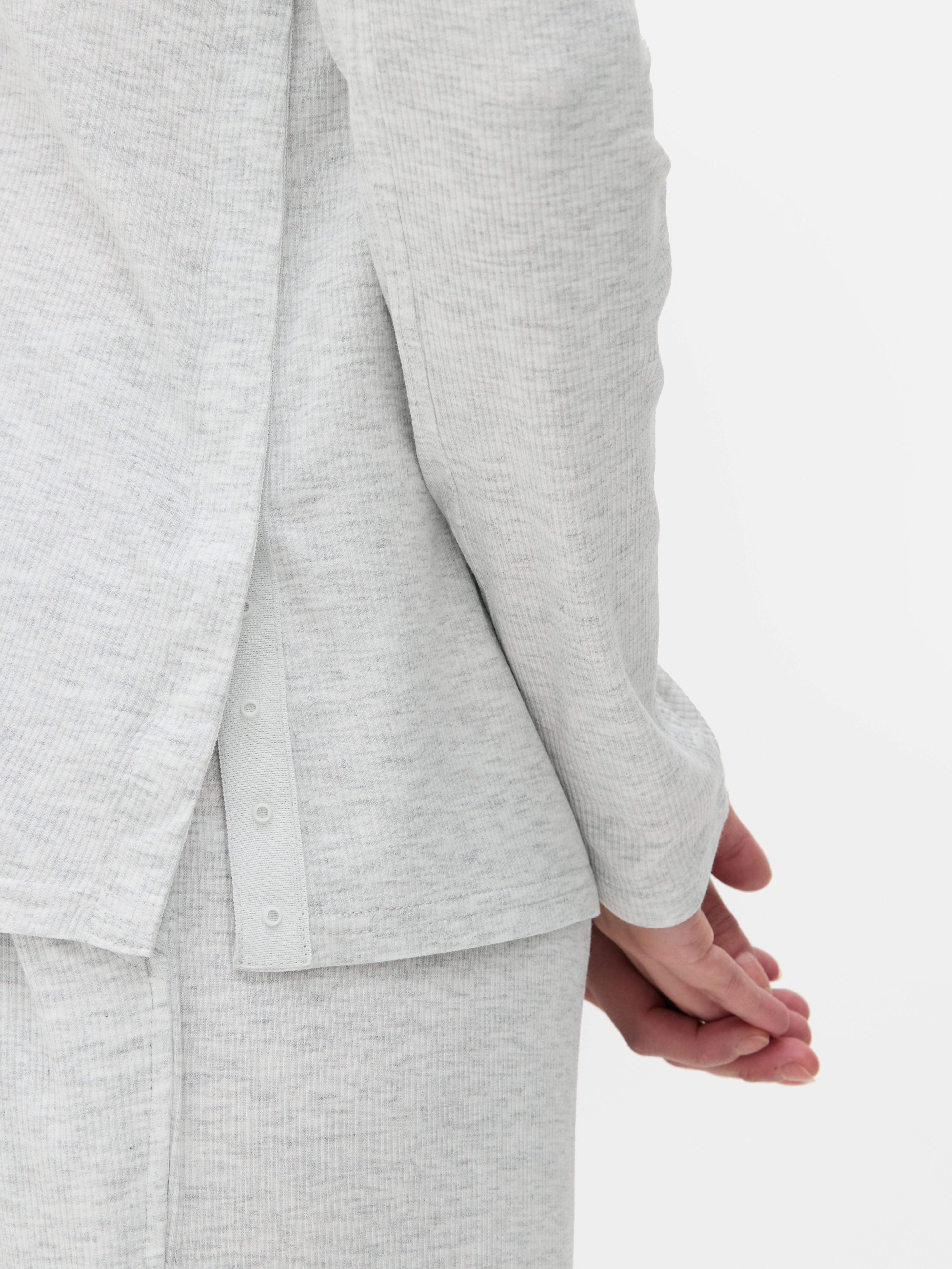 Adaptive Ribbed Pyjama Top