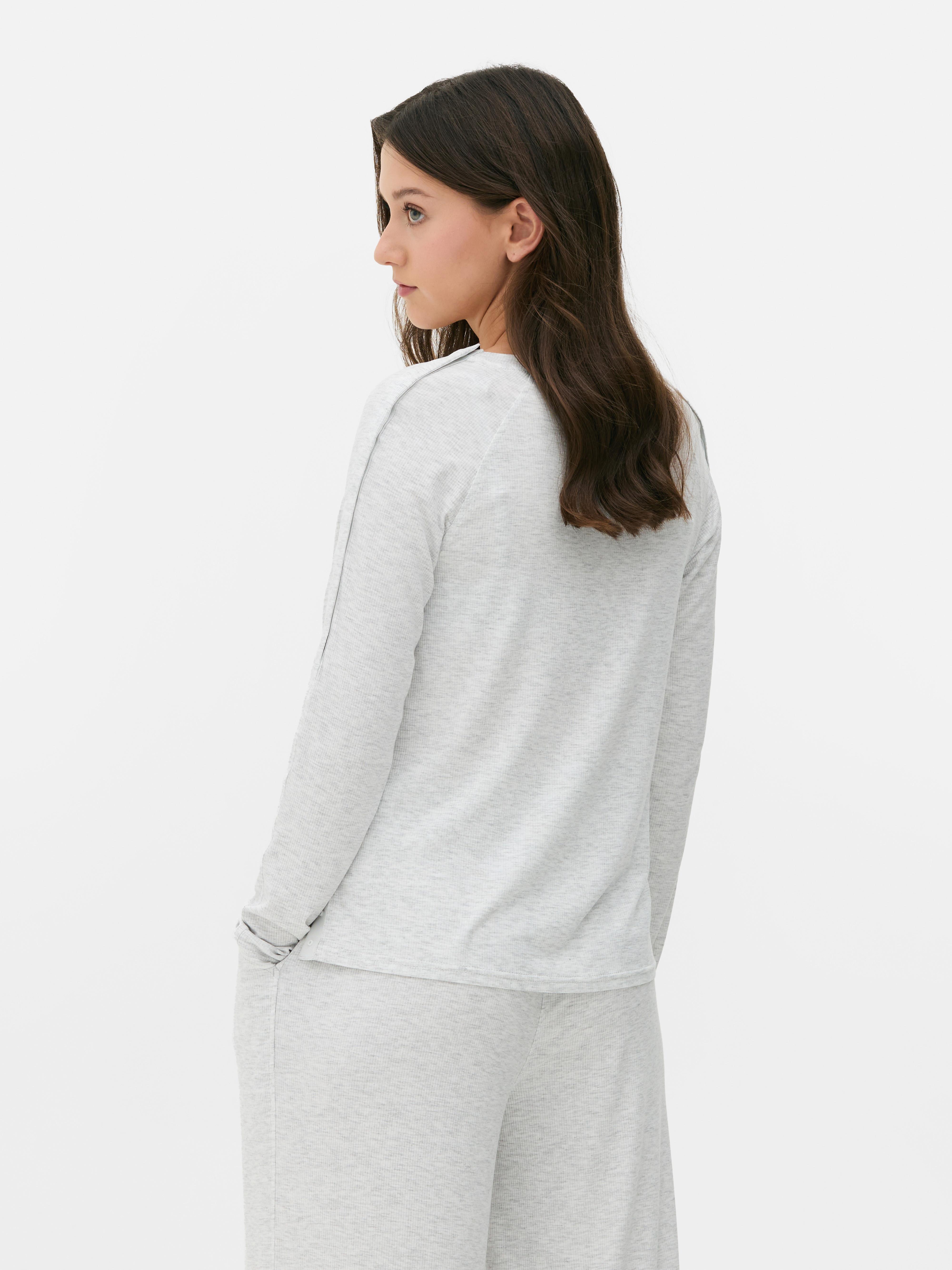 Adaptive Ribbed Pyjama Top