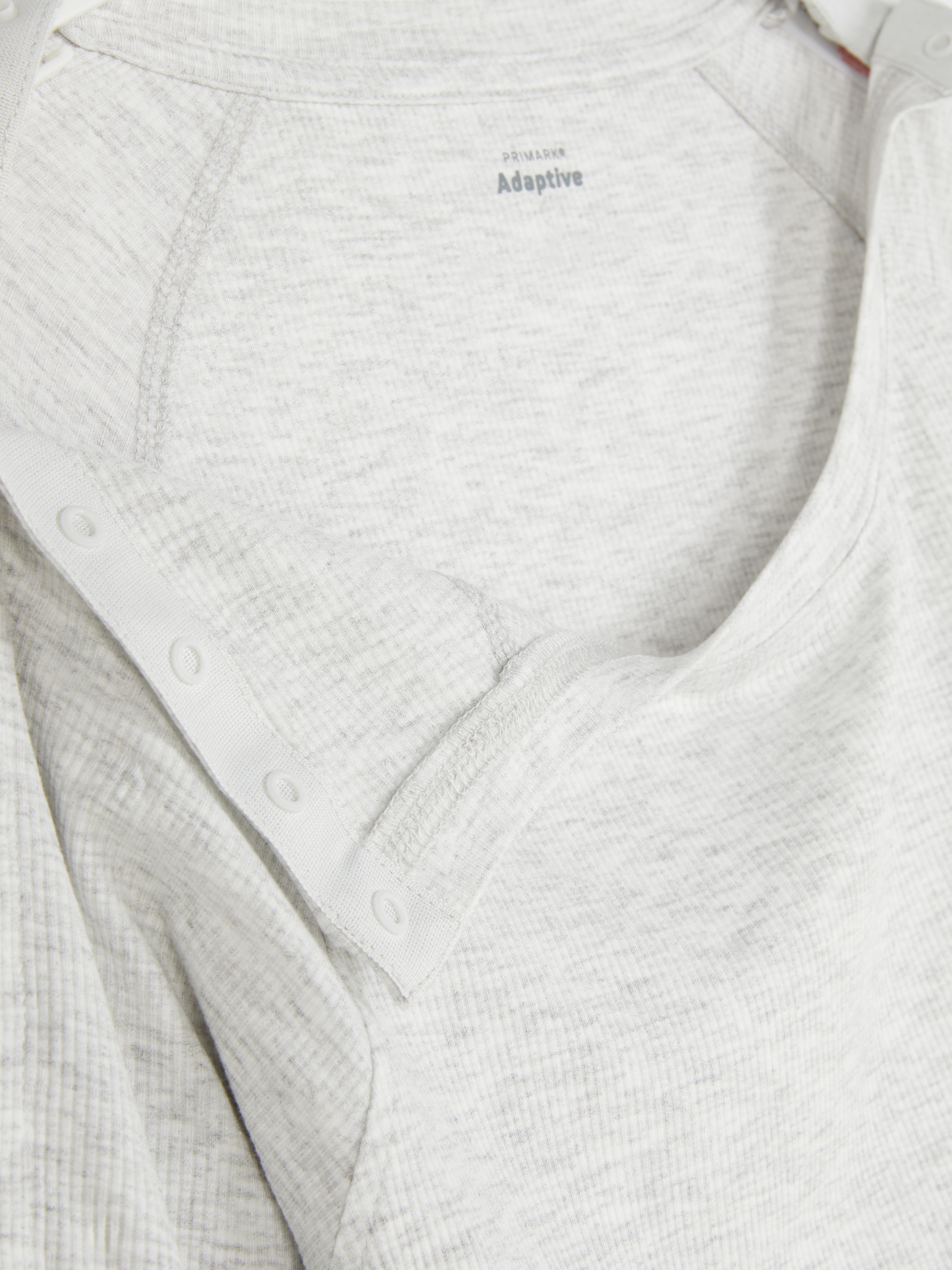 Adaptive Ribbed Pyjama Top