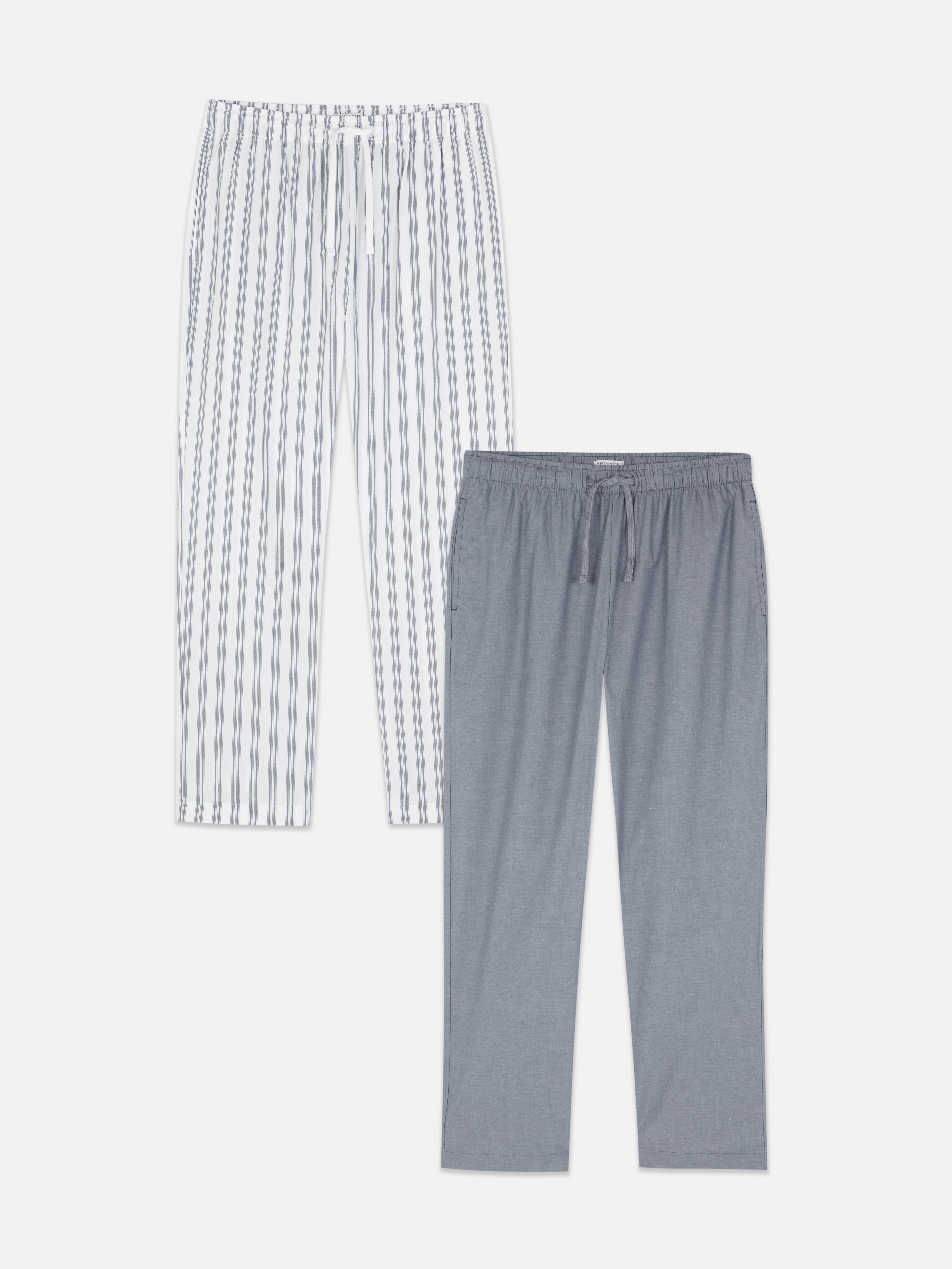 Confezione da 2 pantaloni del pigiama in popeline