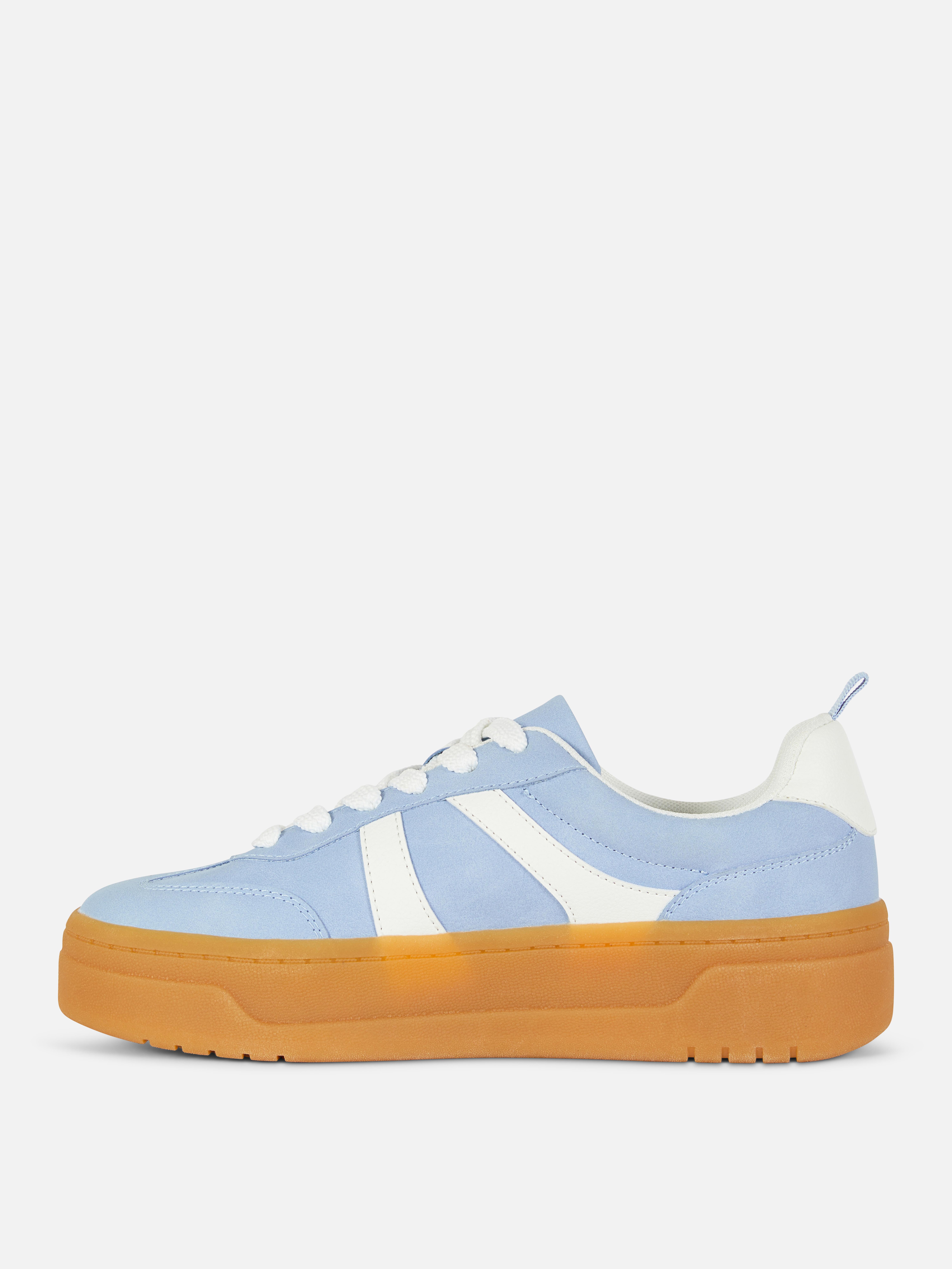 Pantofi sport retro cu talpă din cauciuc