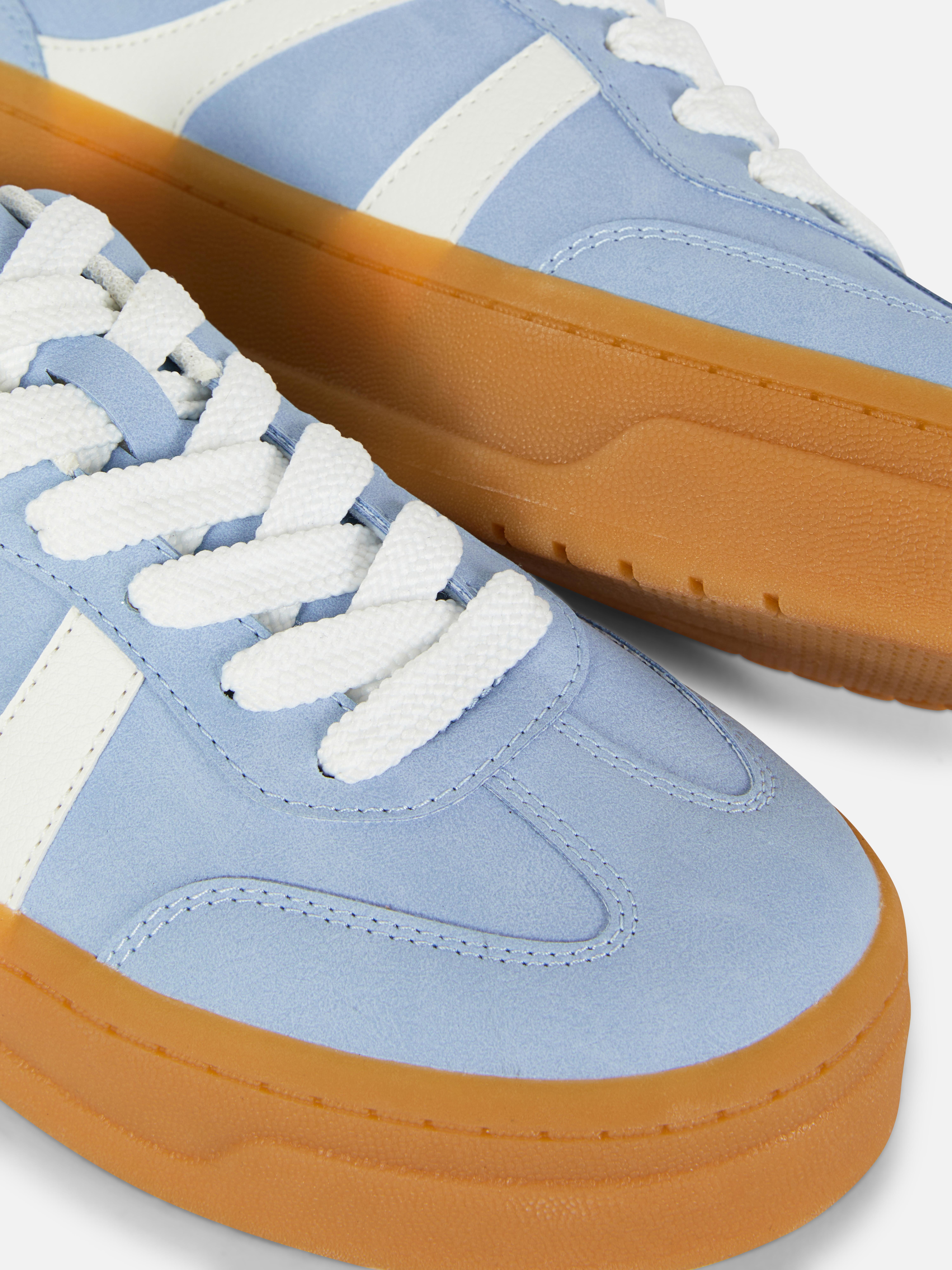 Pantofi sport retro cu talpă din cauciuc