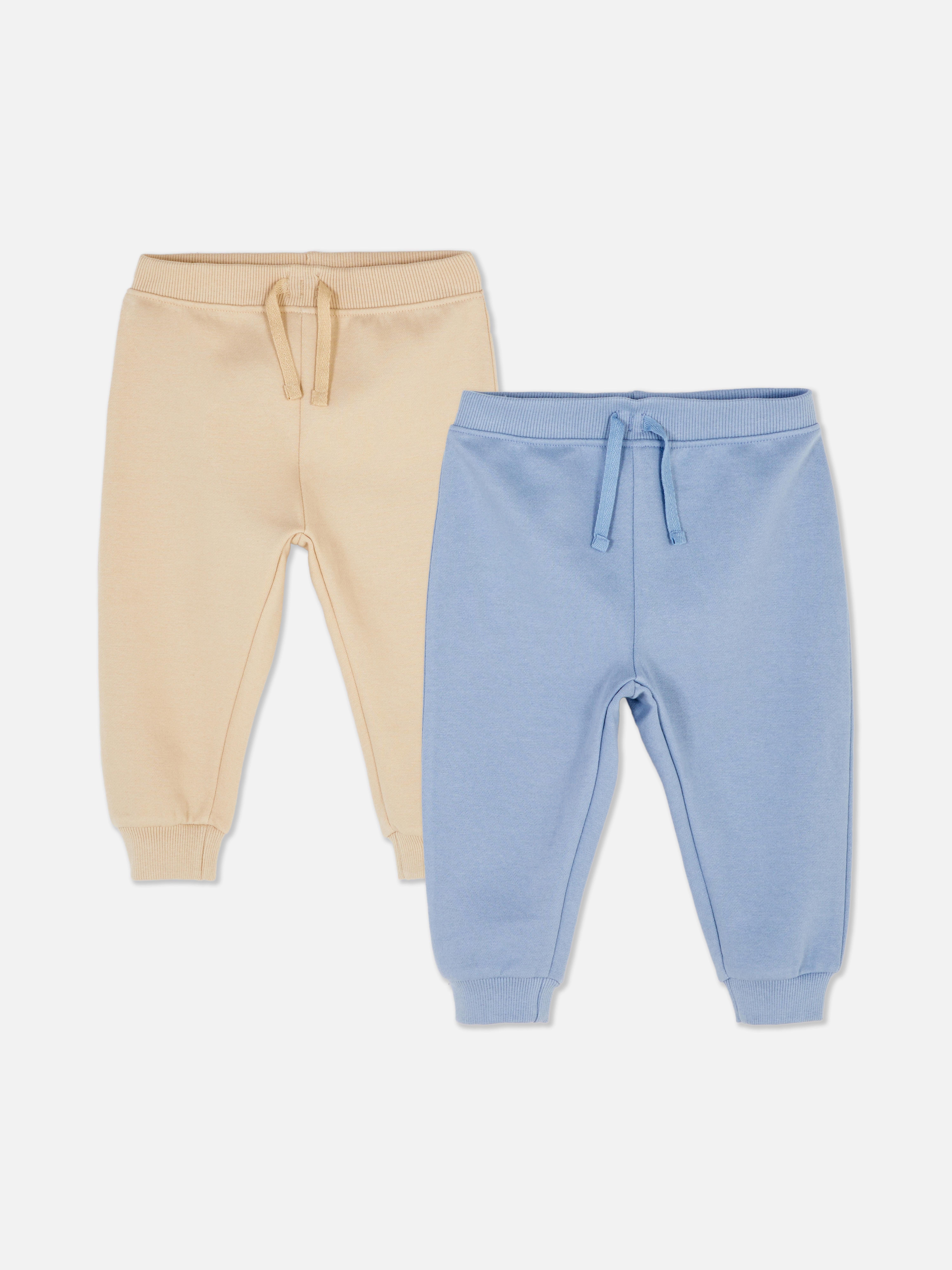 Joggingbroek met trekkoord en boorden, set van 2