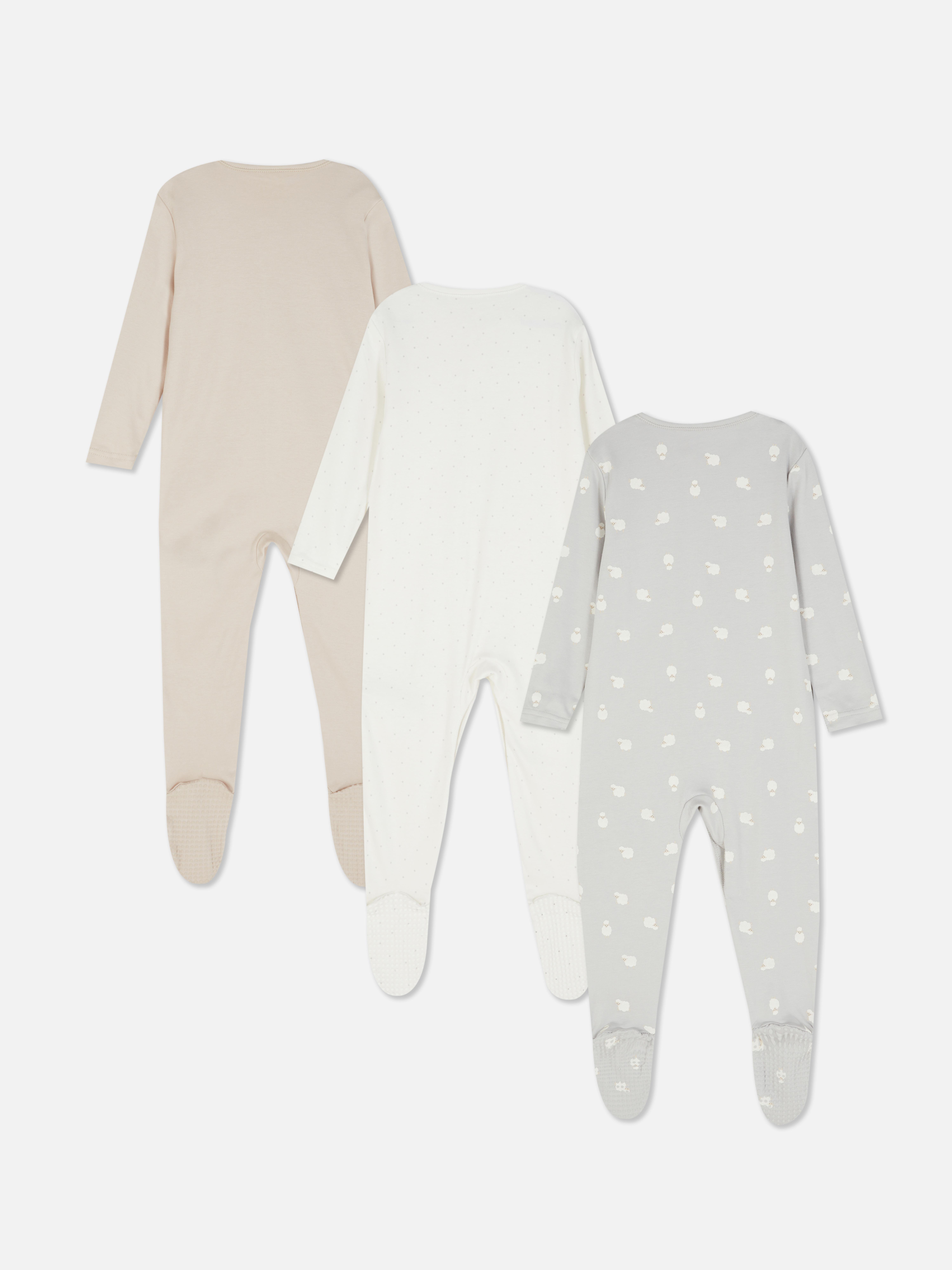 Diverse slaappakjes met lange mouwen, set van 3