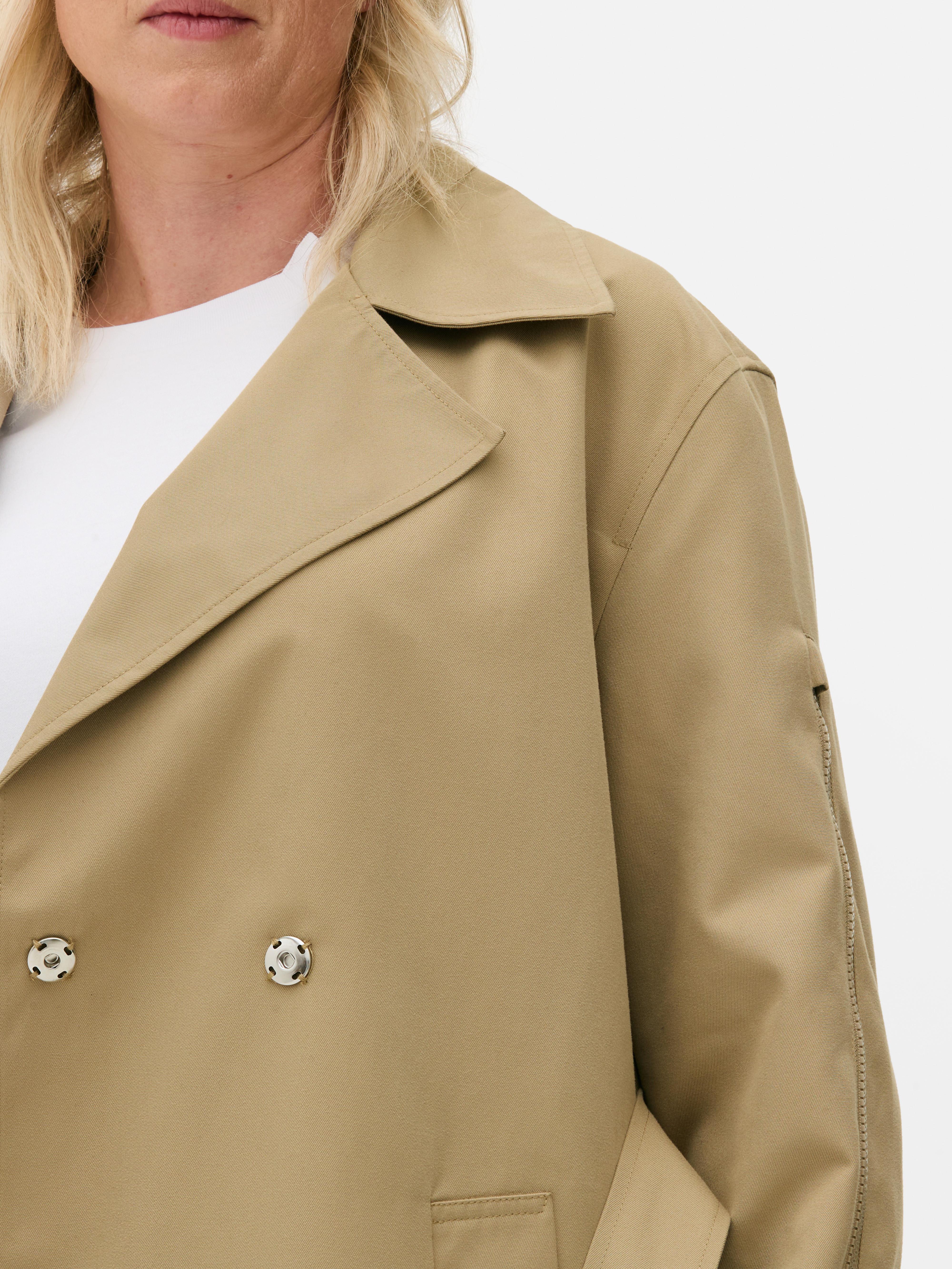 Adaptiver zweireihiger Trenchcoat
