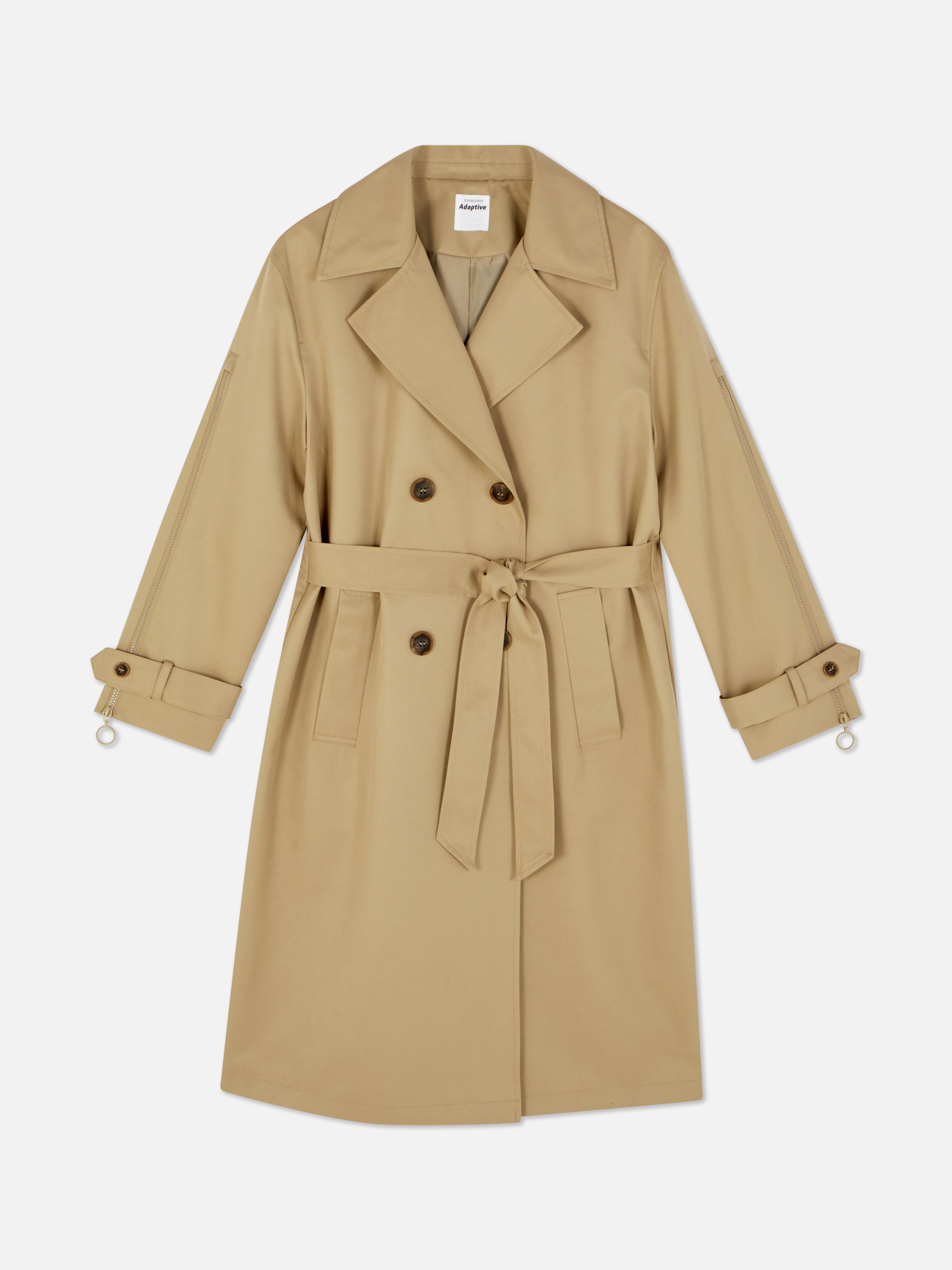 Adaptiver zweireihiger Trenchcoat