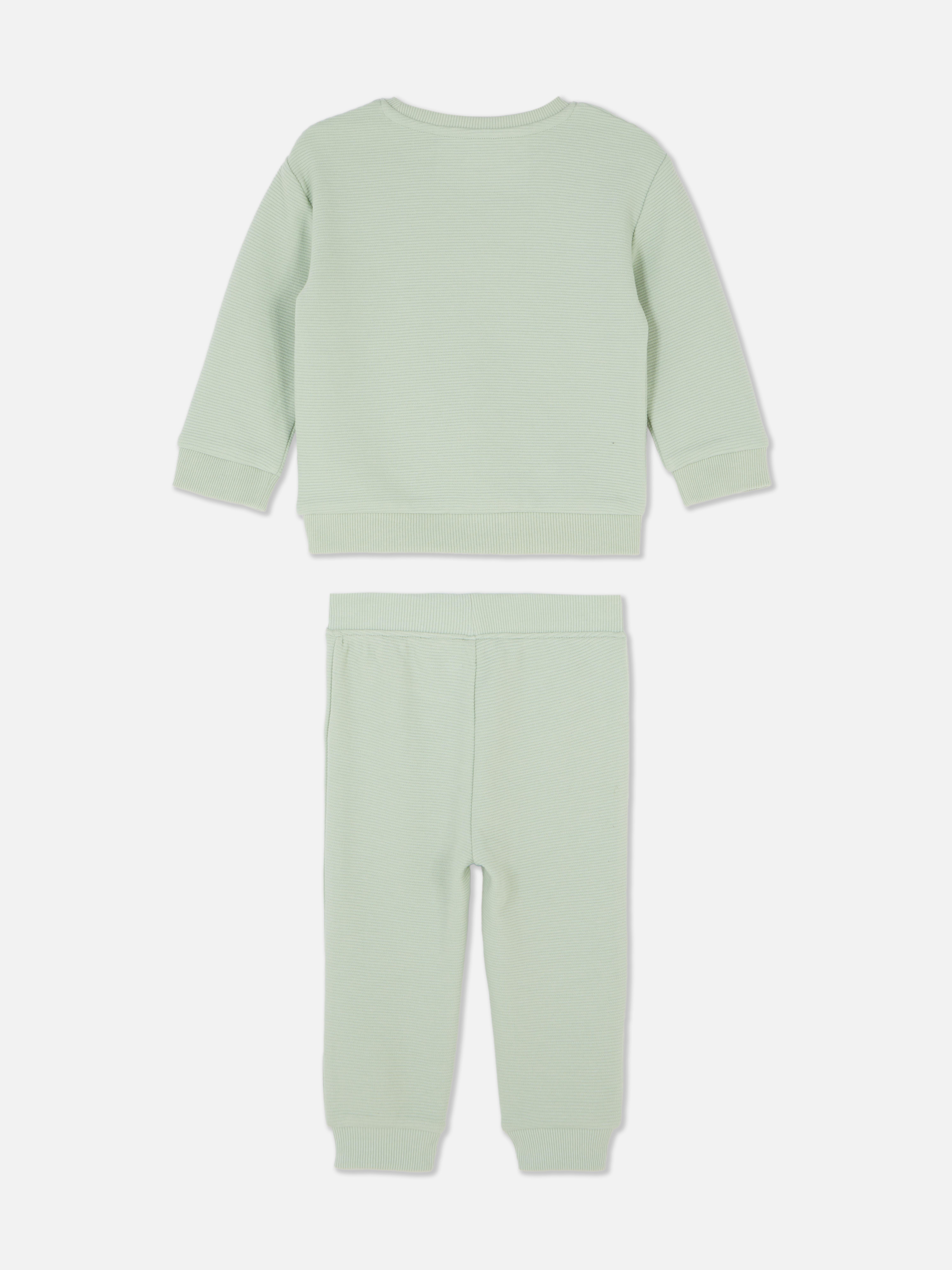 Conjunto camisola/calças treino texturadas