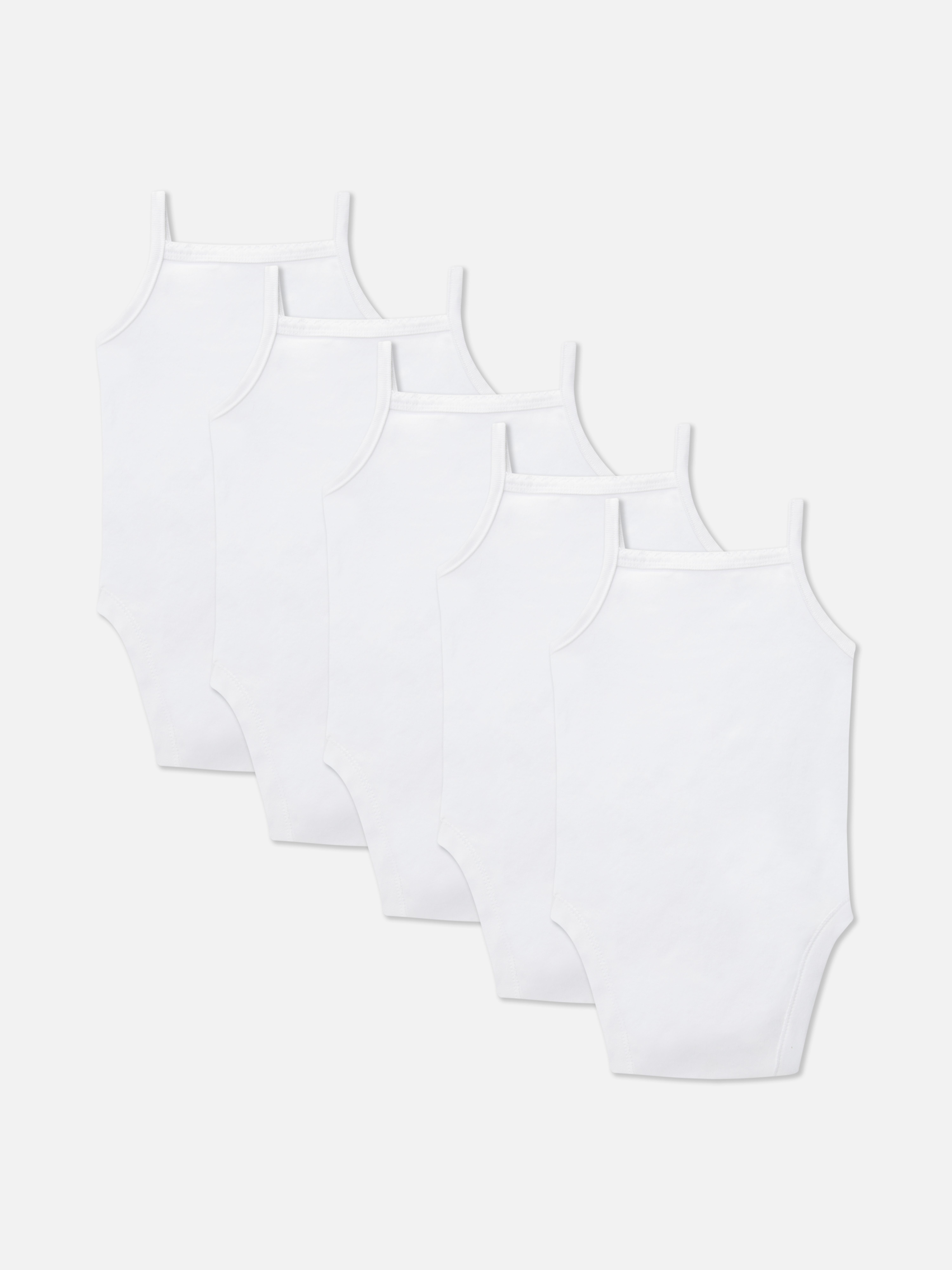Rompertjes met bandjes voor pasgeborenen, set van 5