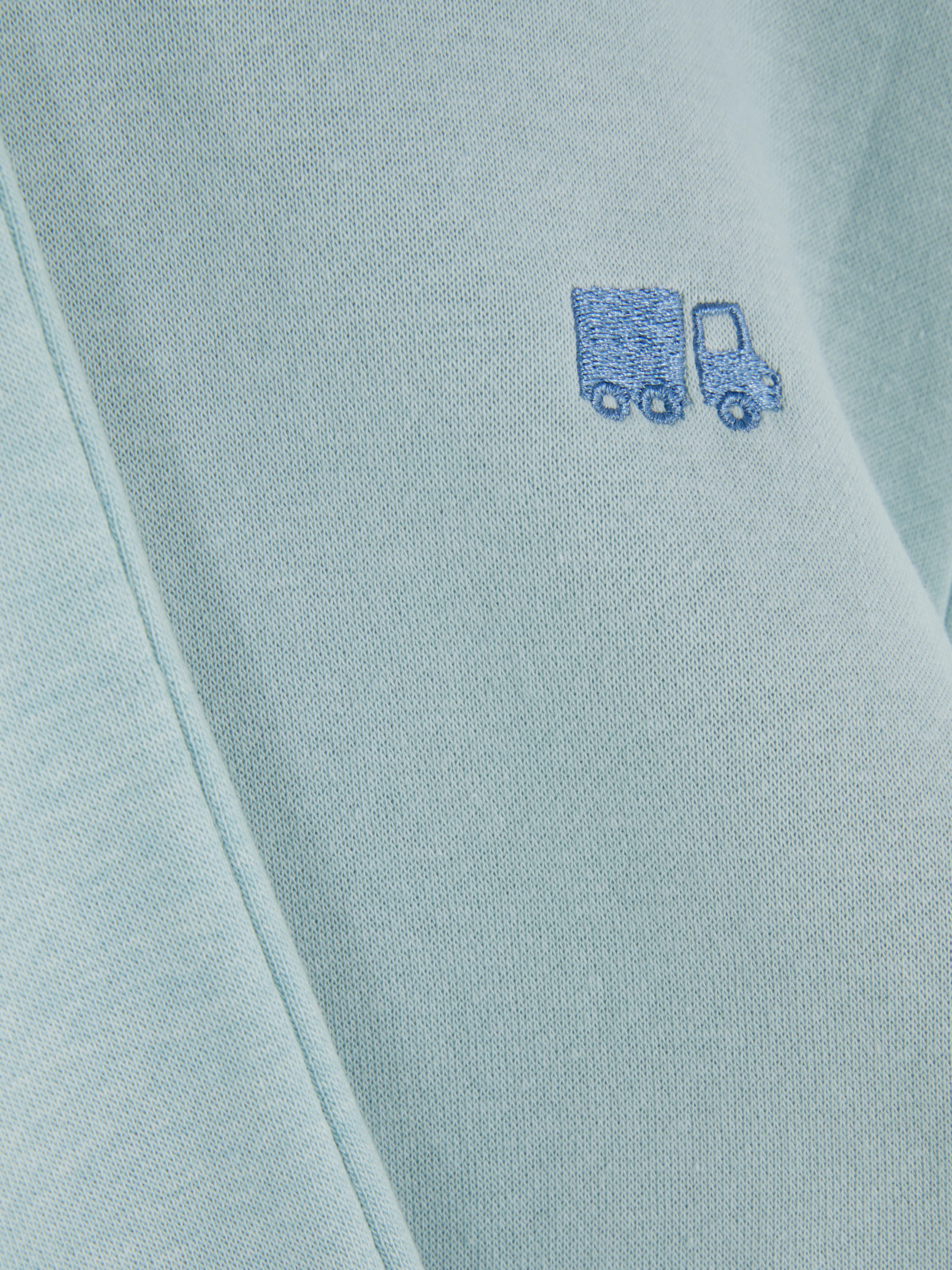 Felpa con cappuccio e pantaloni da tuta con elastico
