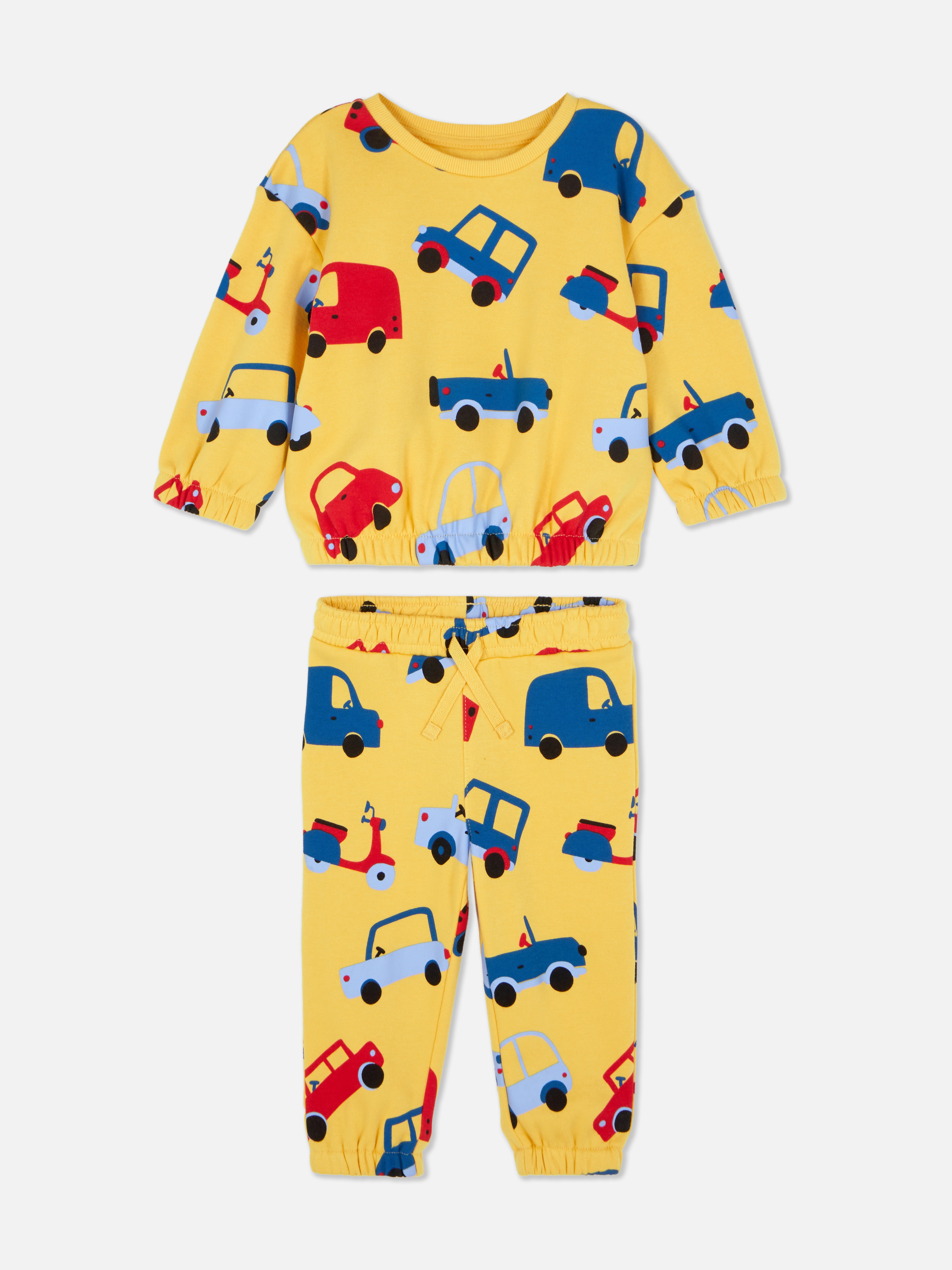 Graphic Sweatshirt and Joggers Set