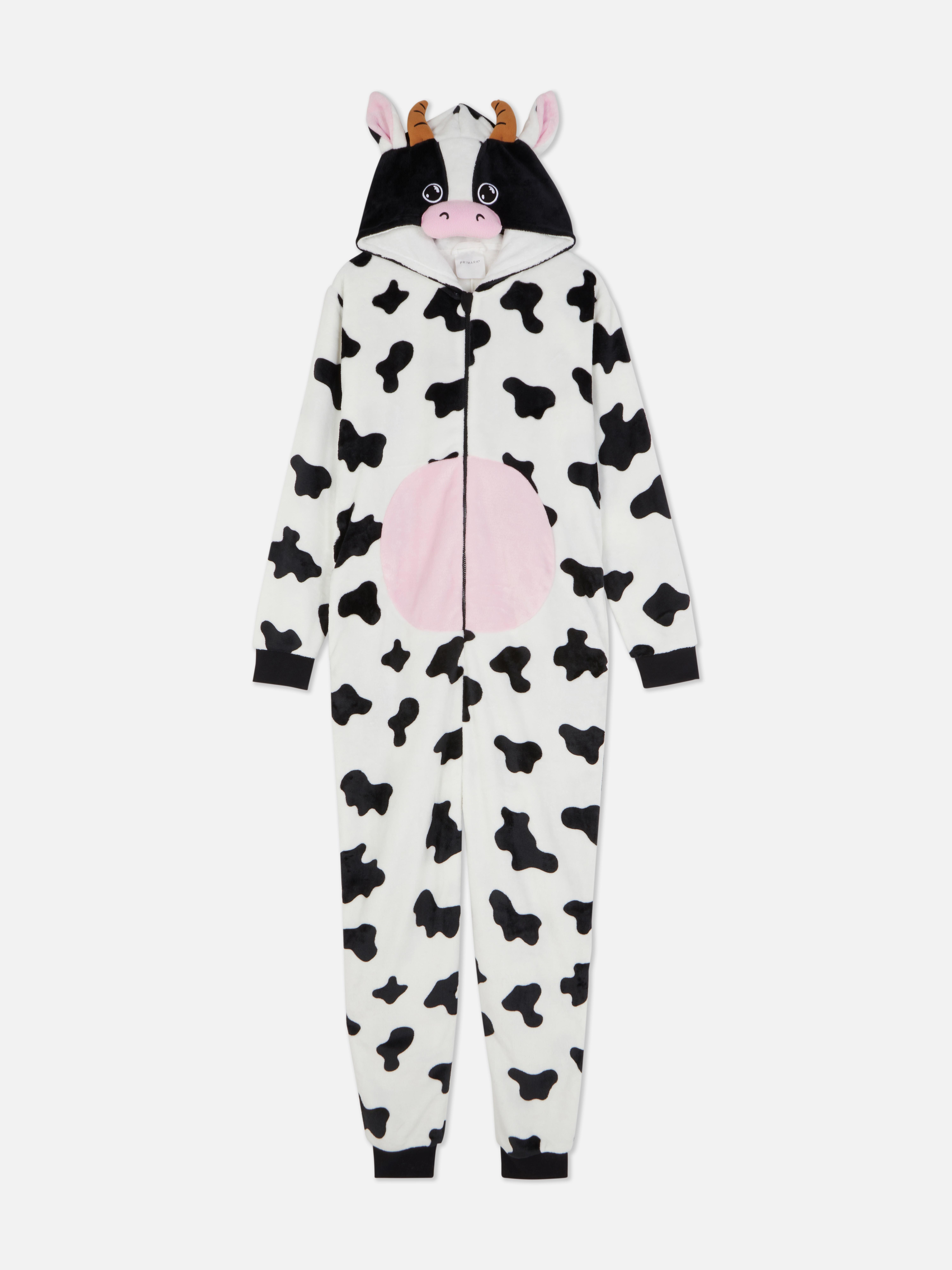 Pijama-macacão vaca