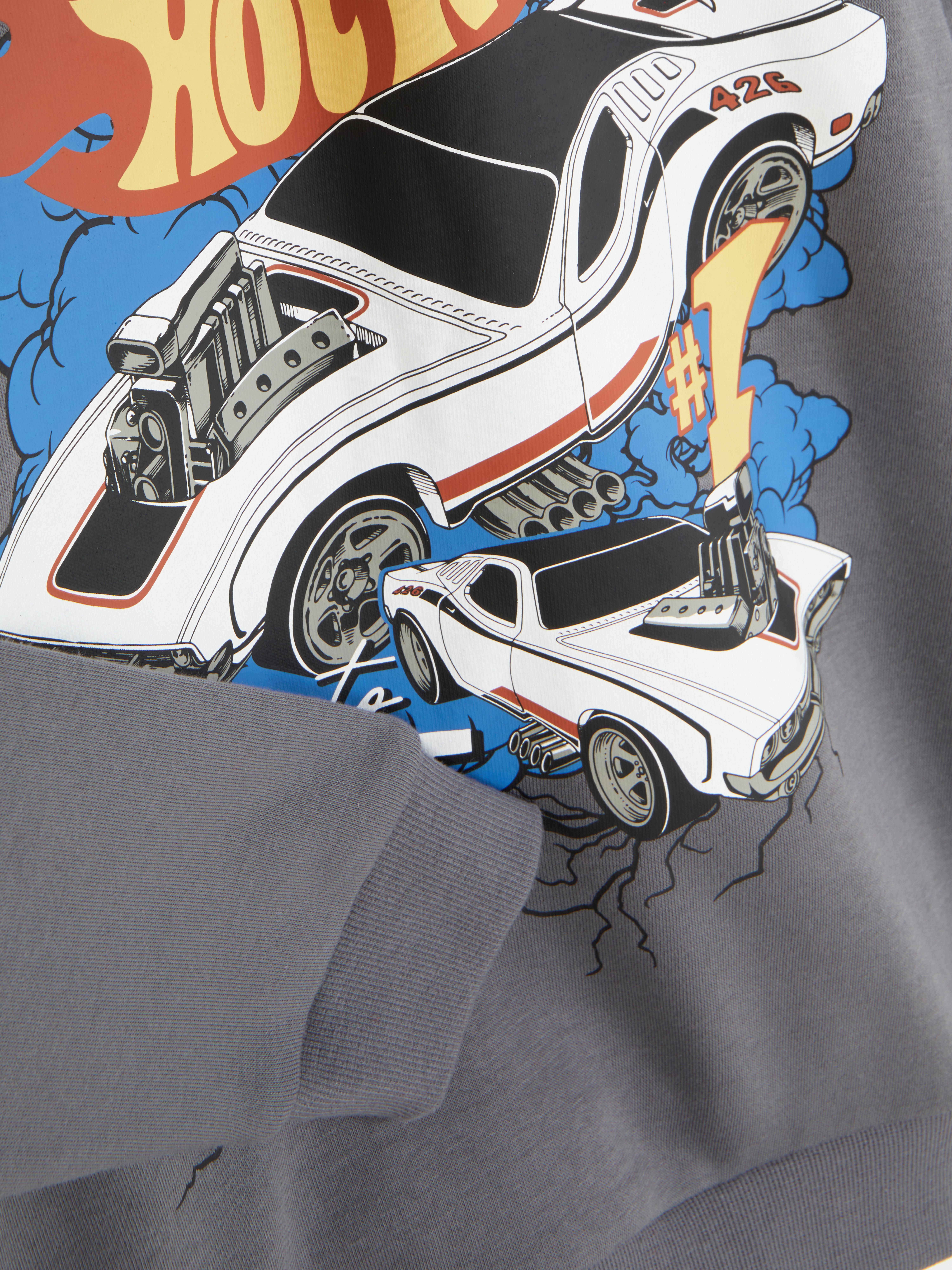 Felpa con grafica Hot Wheels