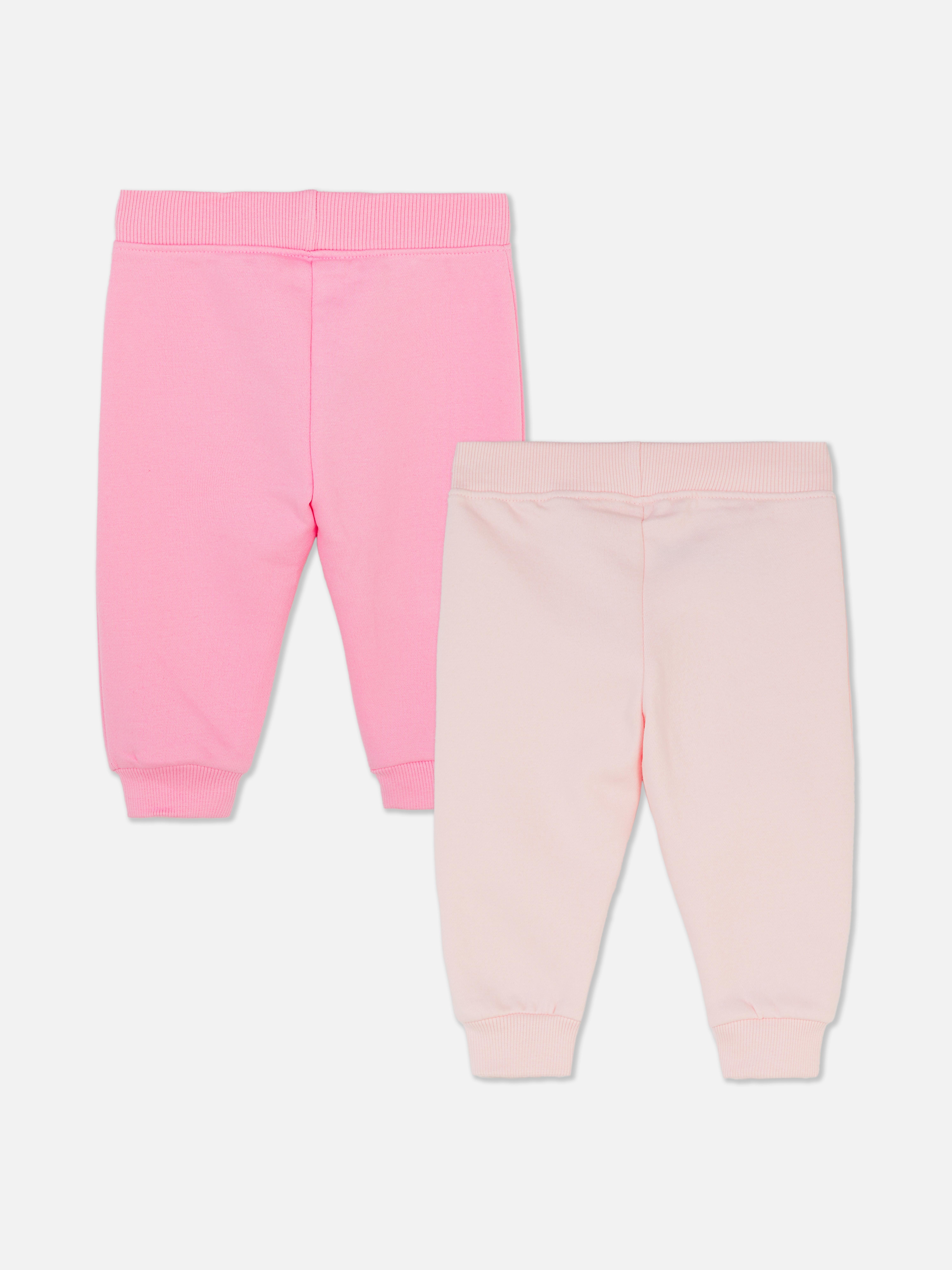 Joggingbroek met trekkoord en boorden, set van 2