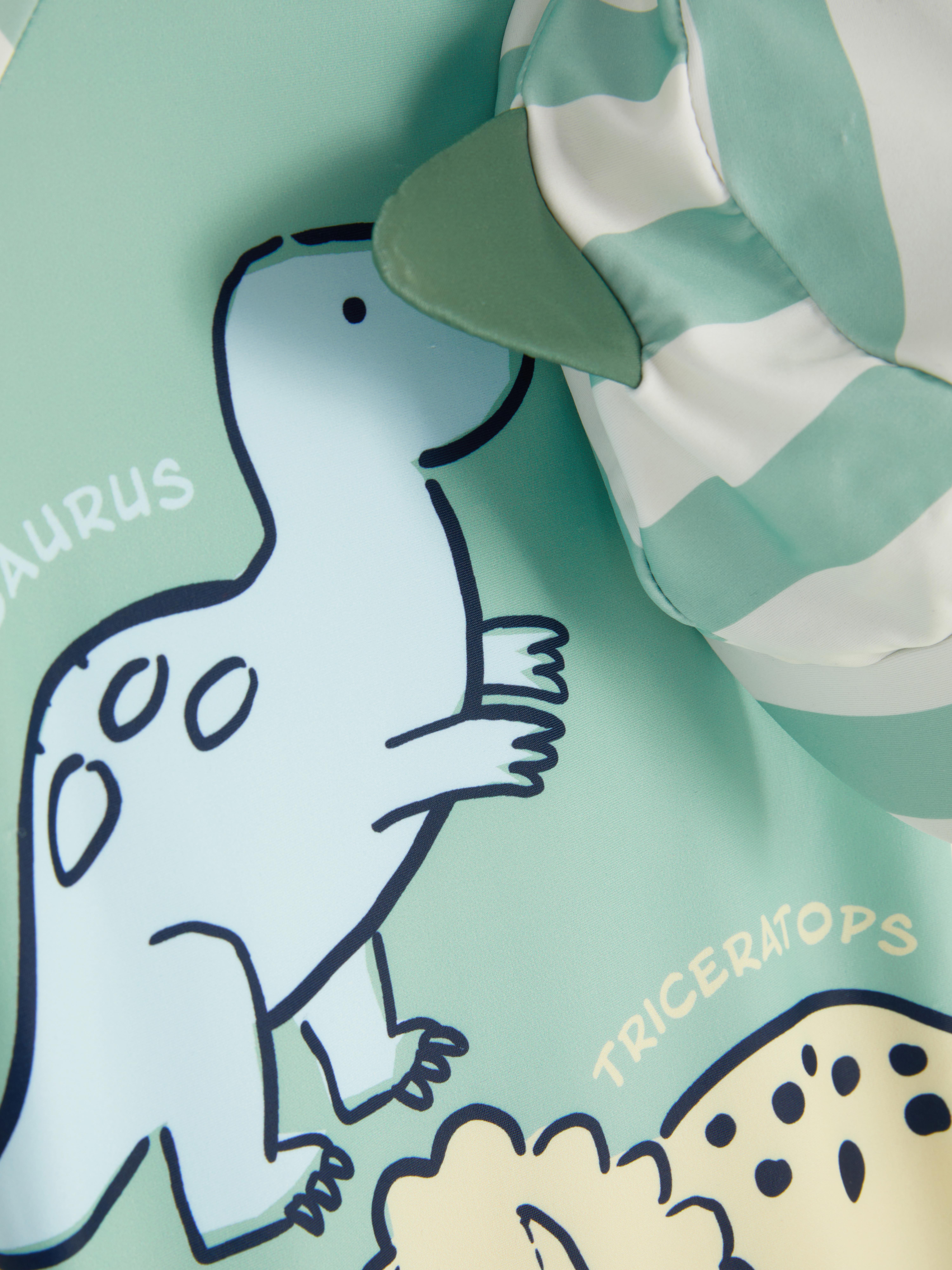 Zwempakje en zonnehoedje in dinosaurusthema
