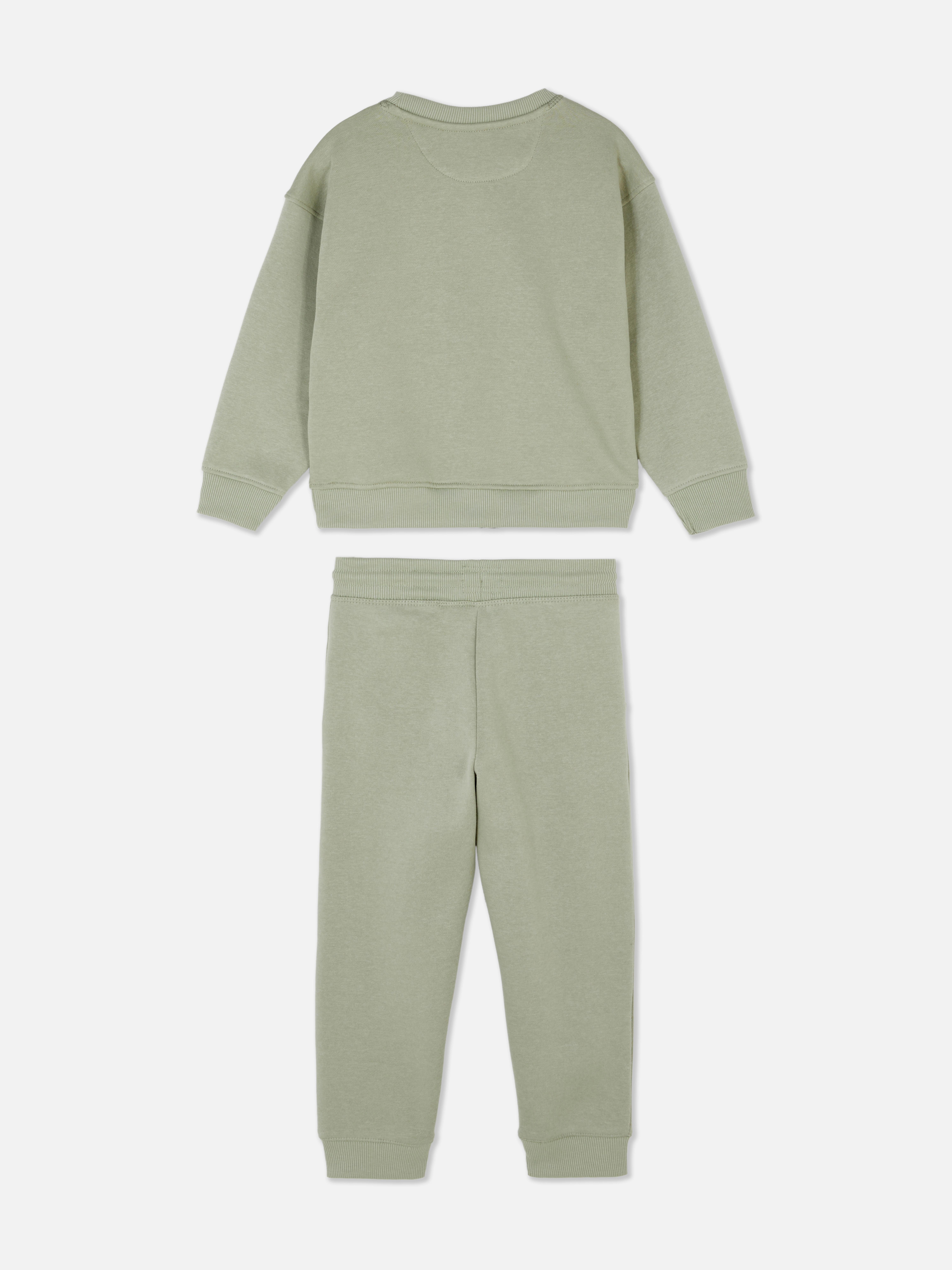 Set van basic sweatshirt en joggingbroek