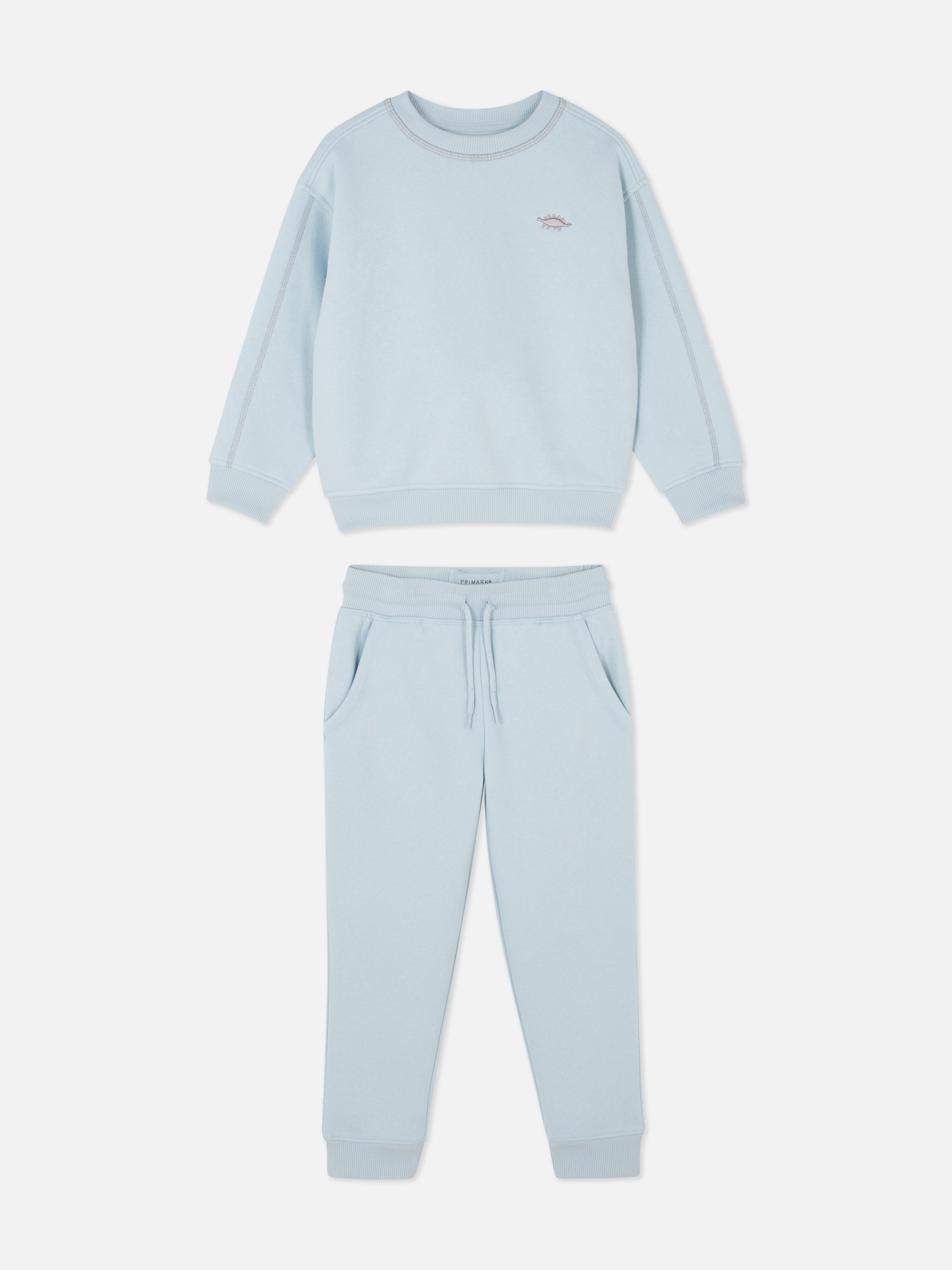 Set van basic sweatshirt en joggingbroek