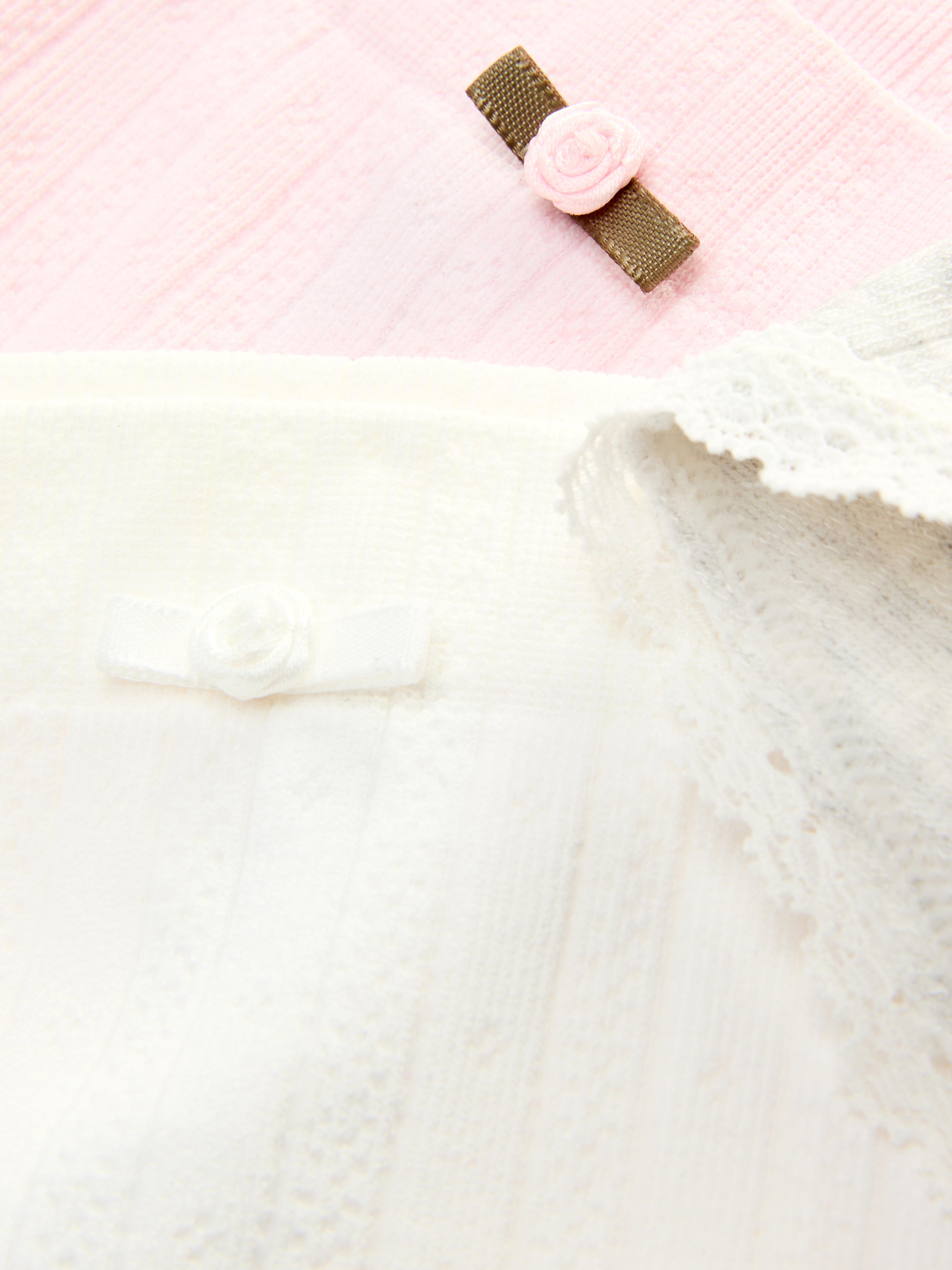Nahtlose Pointelle-Shorts im Boyfriend-Look, 3er-Pack