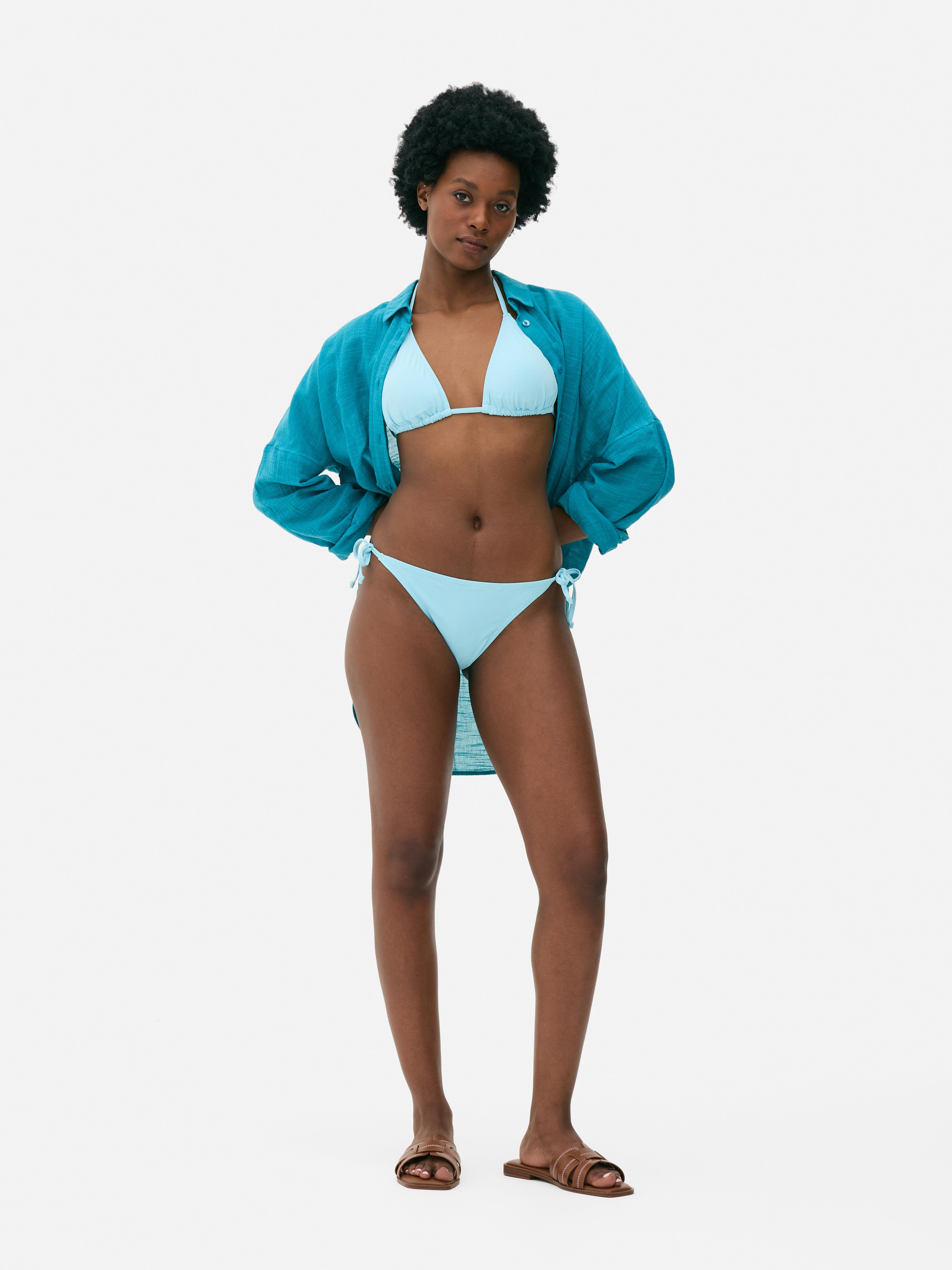 Braguitas de bikini con lazadas laterales
