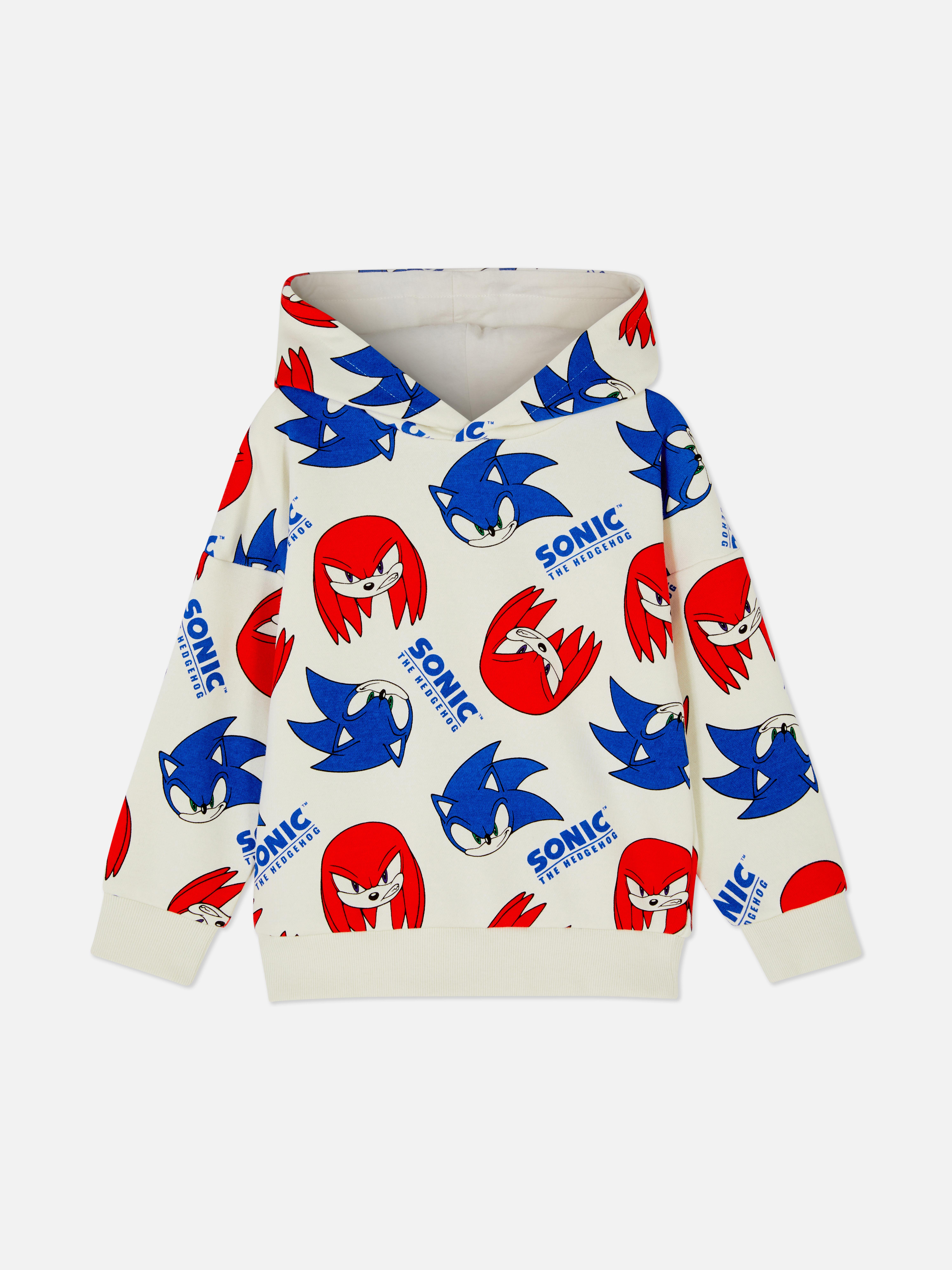 Sudadera con capucha y estampado de Sonic, el erizo
