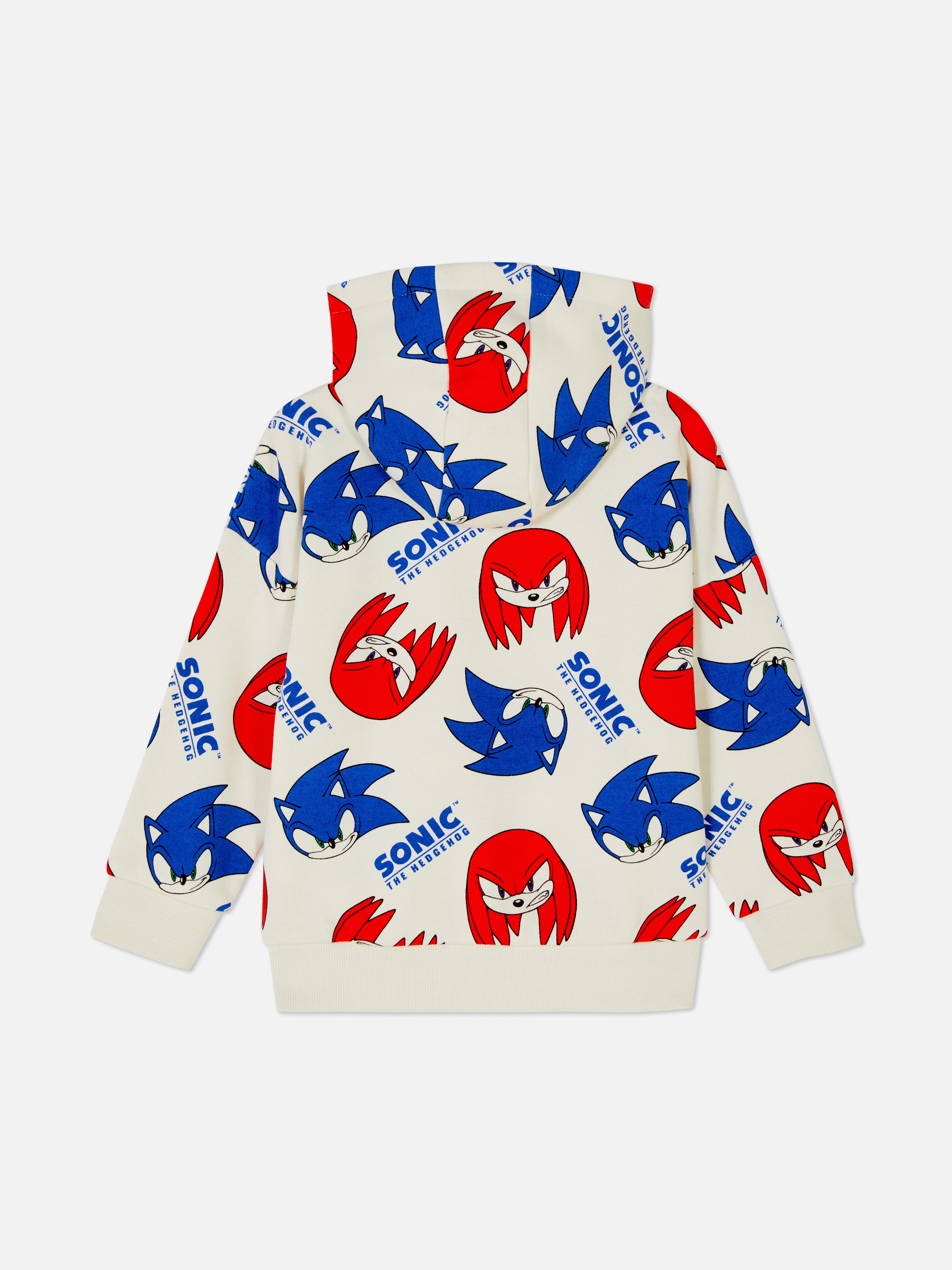 Sudadera con capucha y estampado de Sonic, el erizo