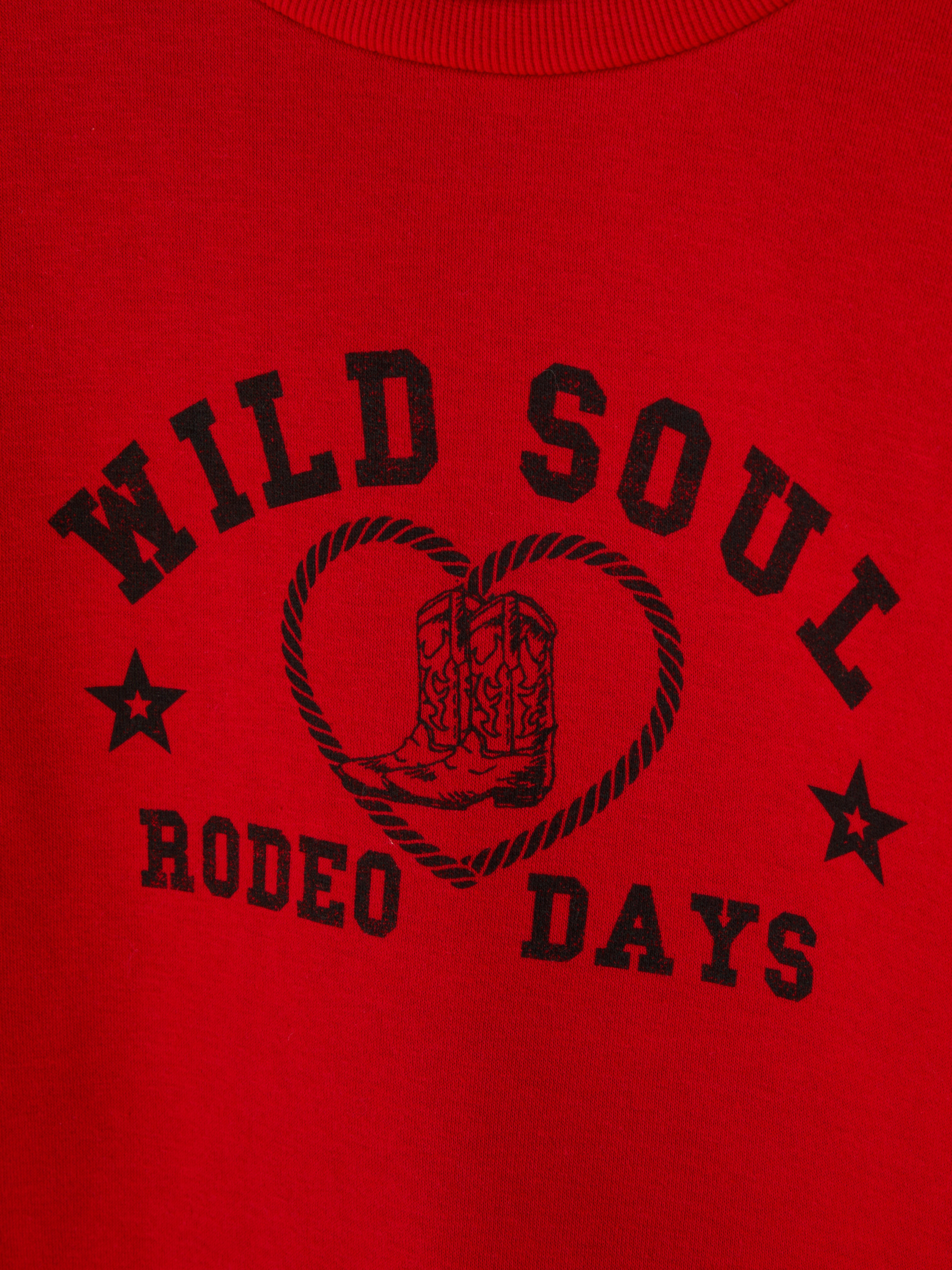 Sweatshirt mit Rundhalsausschnitt