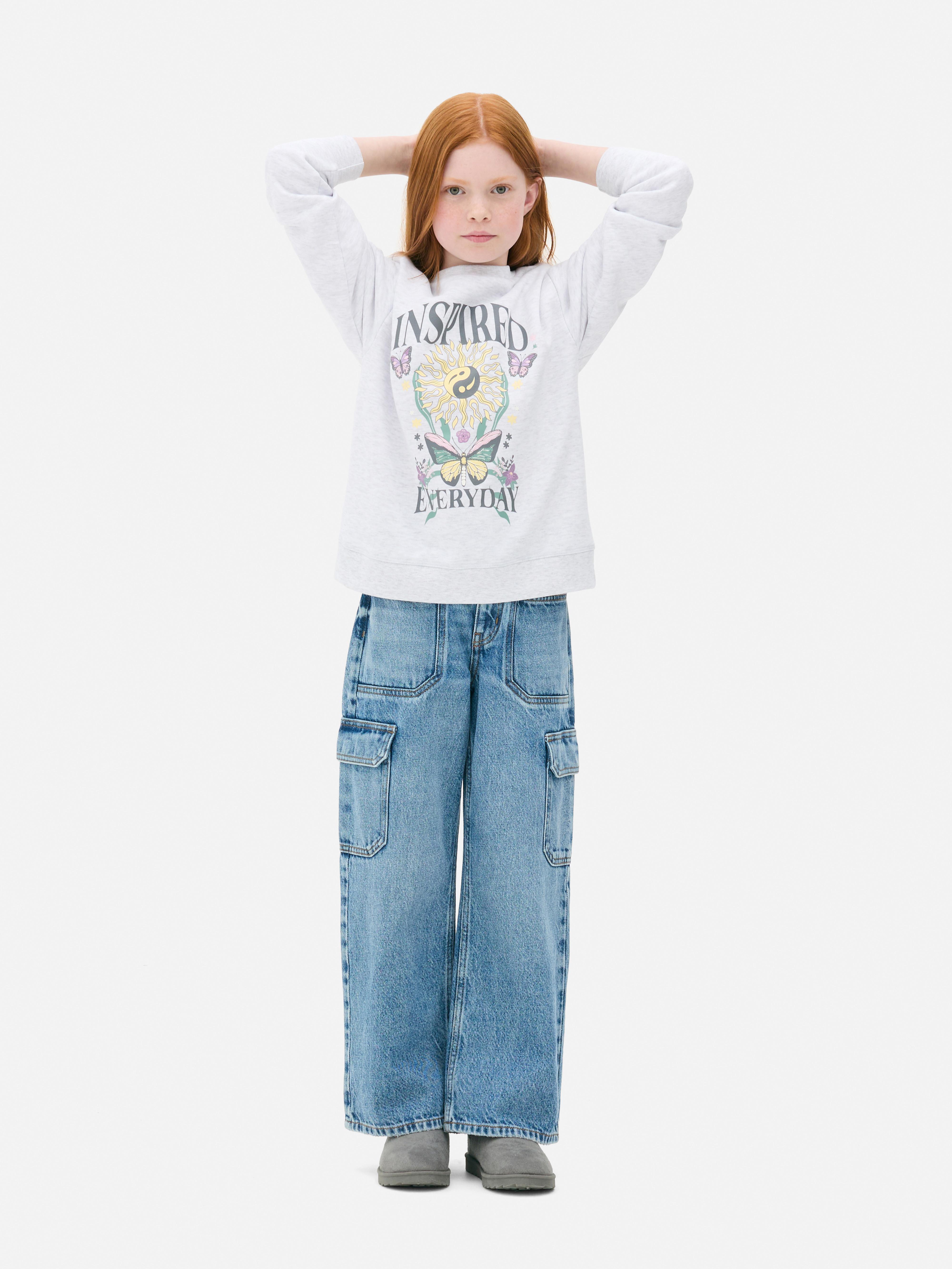 Sweatshirt mit Rundhalsausschnitt