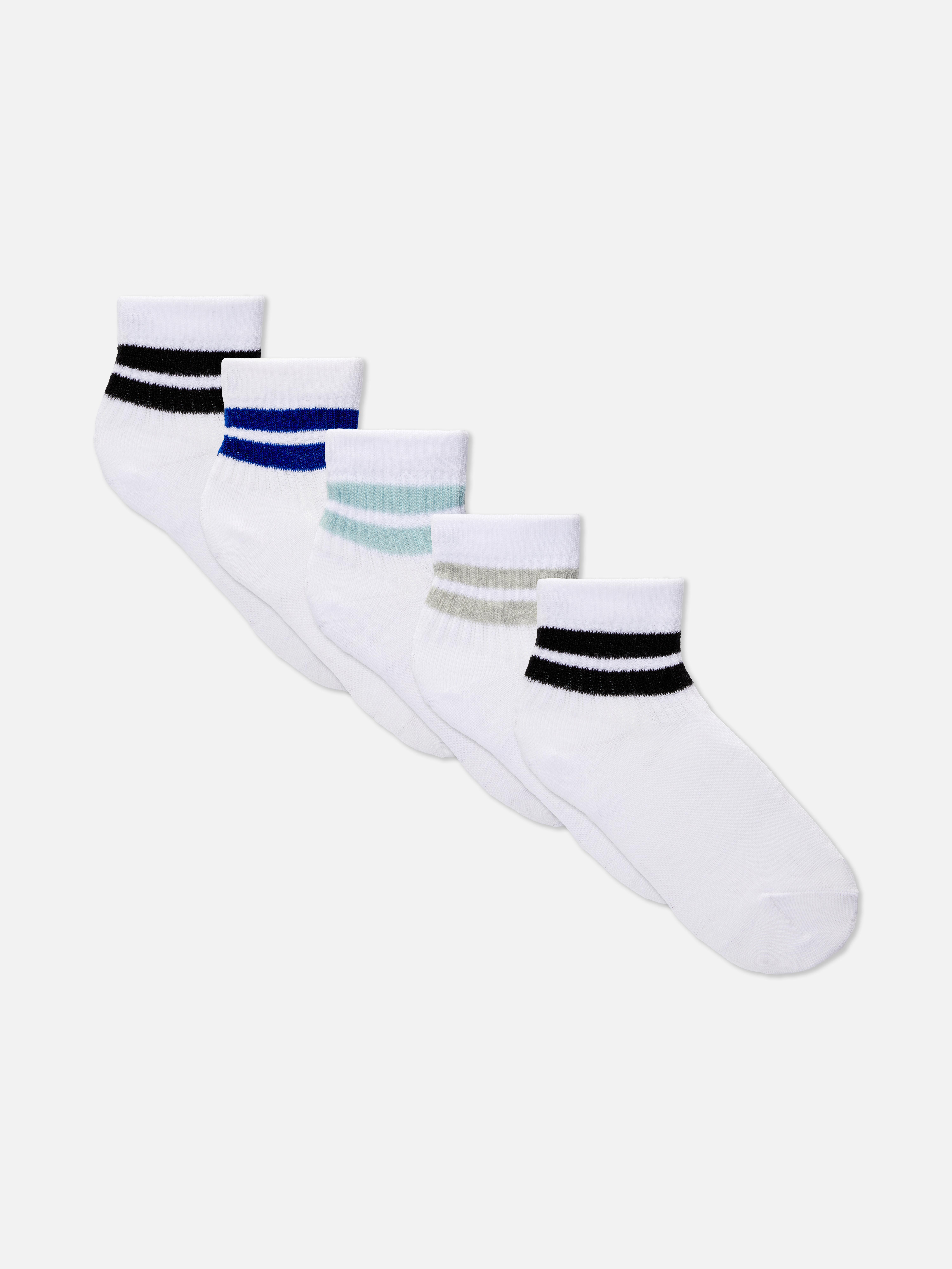5pk Ribbed Sports Socks