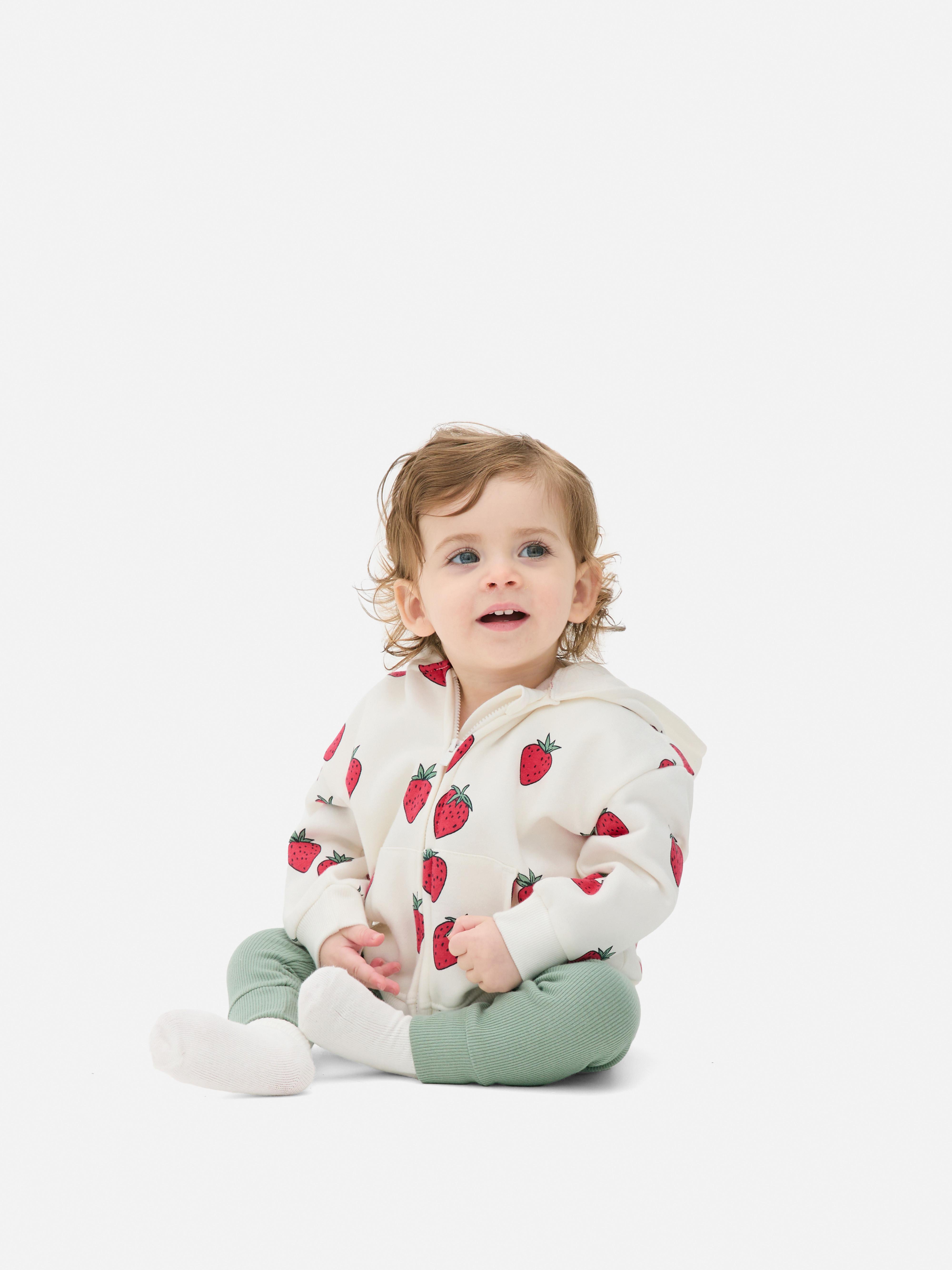 Strawberry Hoodie and Pants Set
