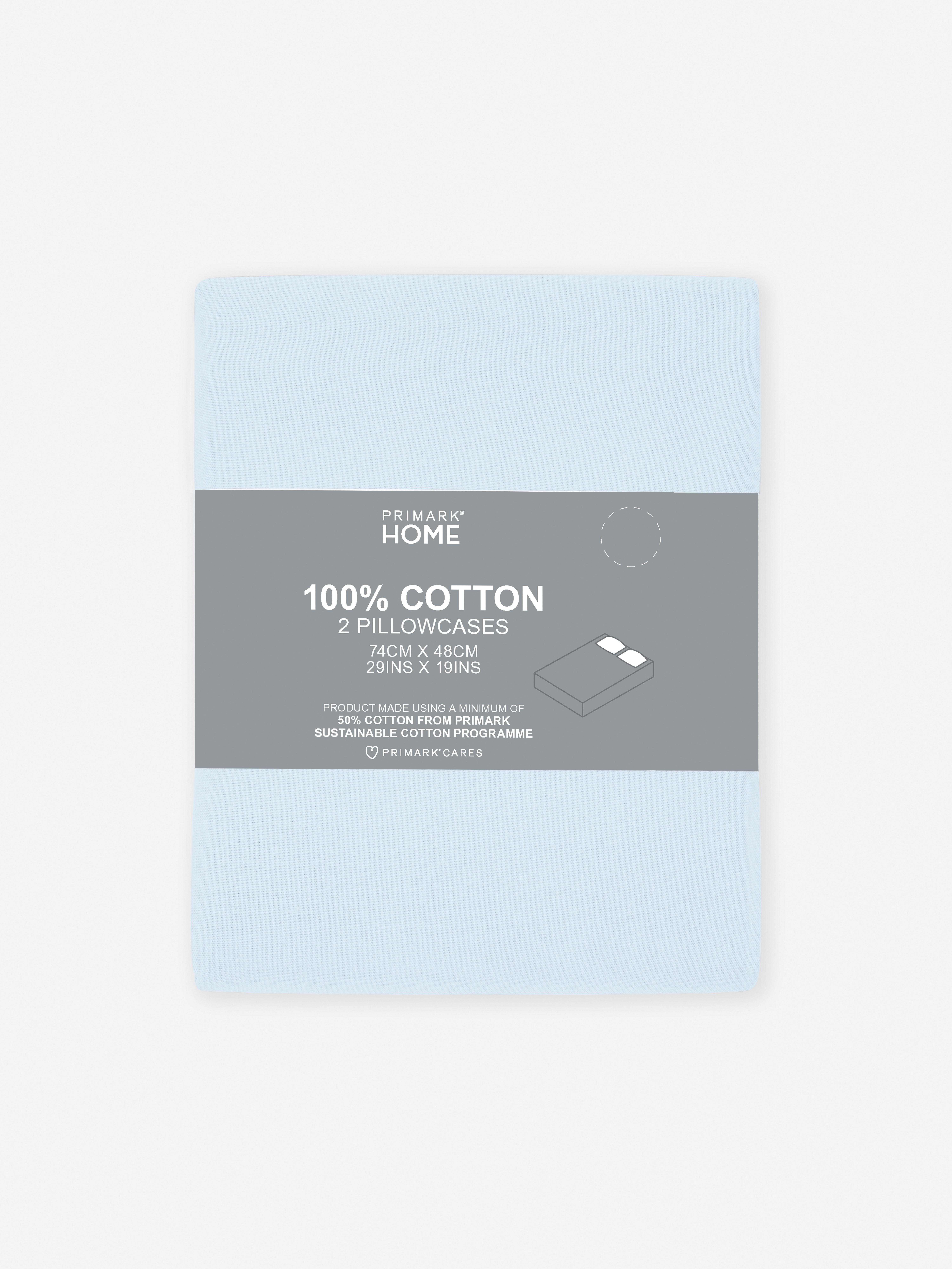2pk Sateen Pillowcases