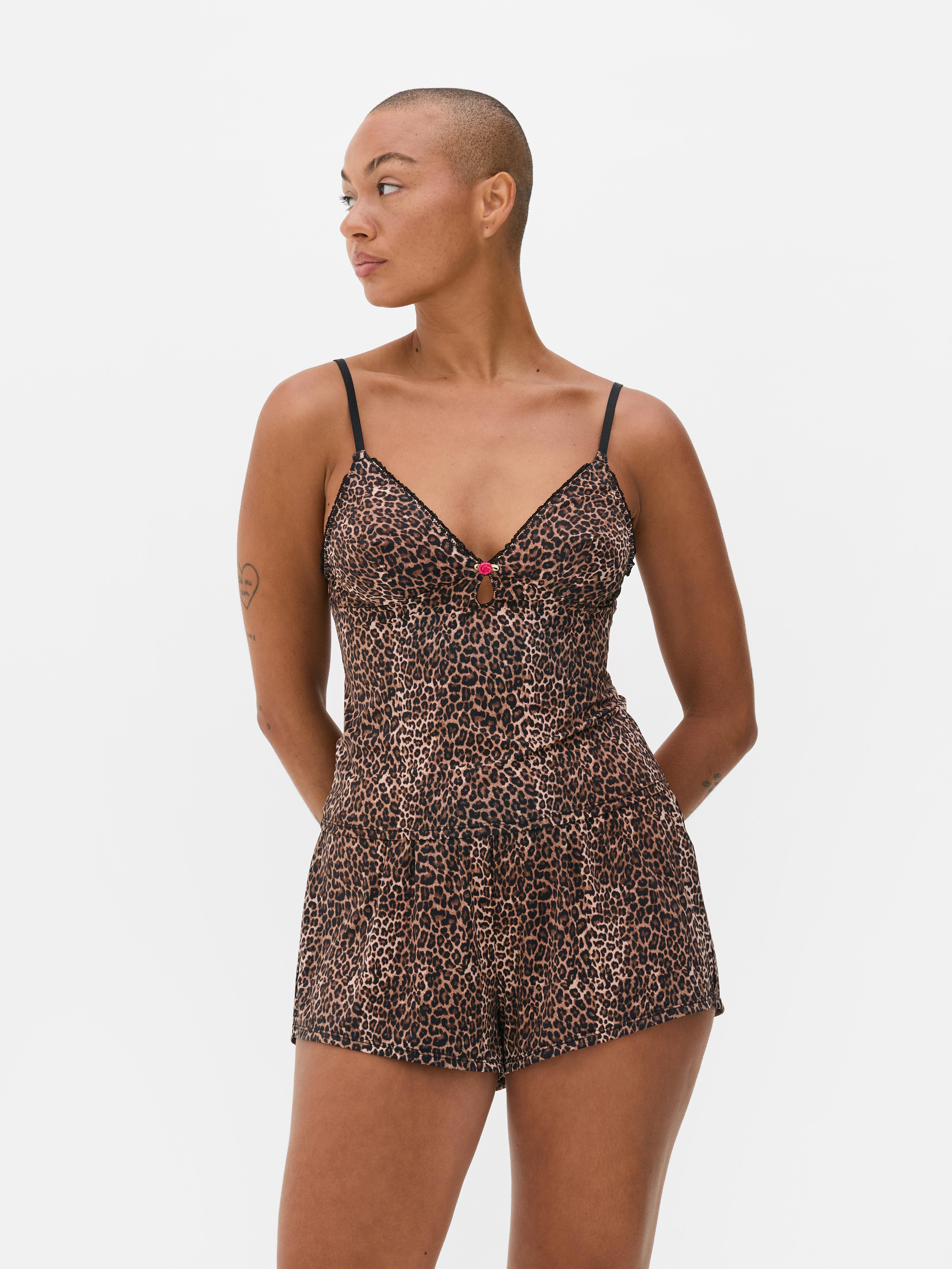 Lace Trim Pyjama Cami Top