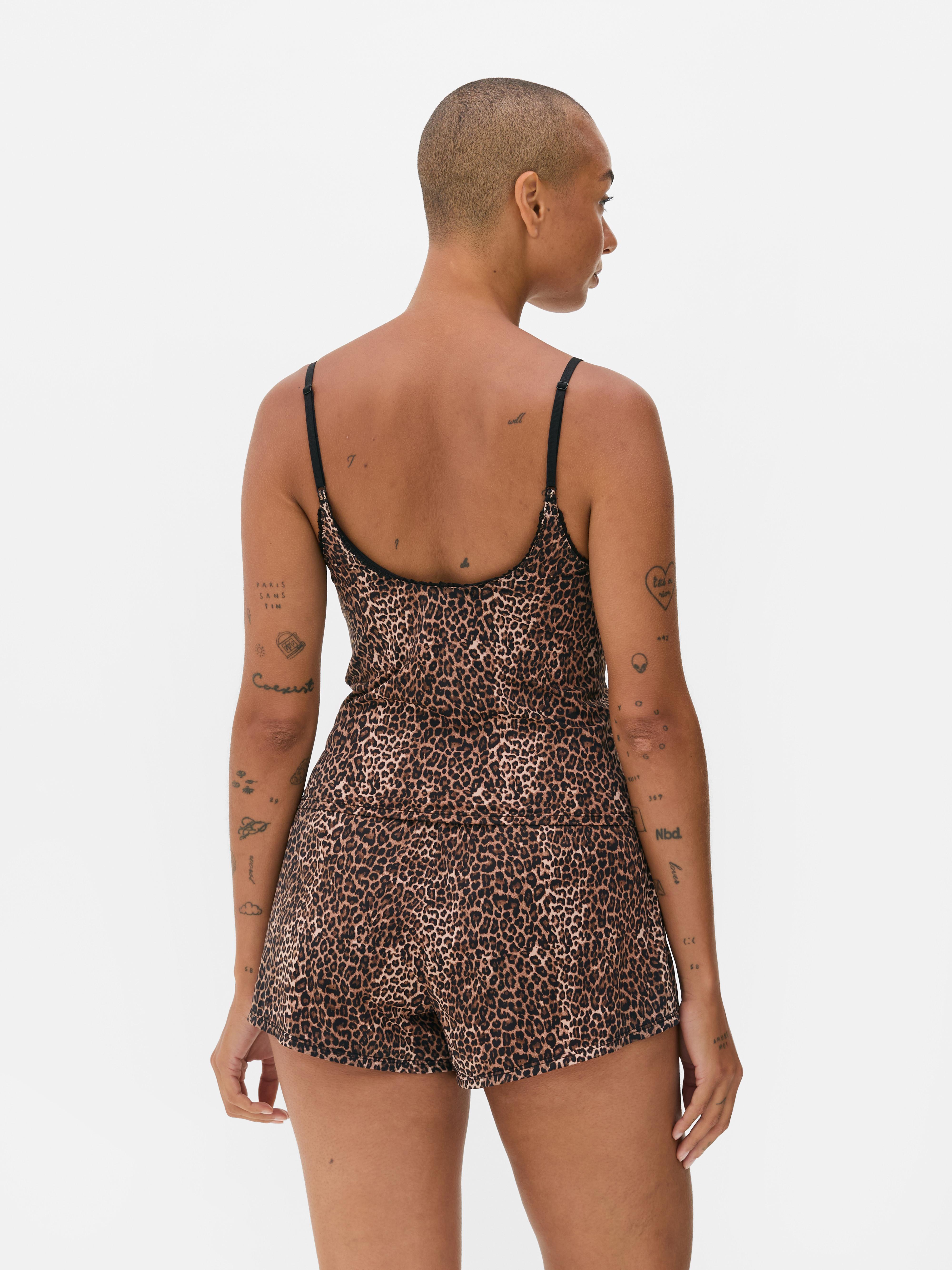 Lace Trim Pyjama Cami Top