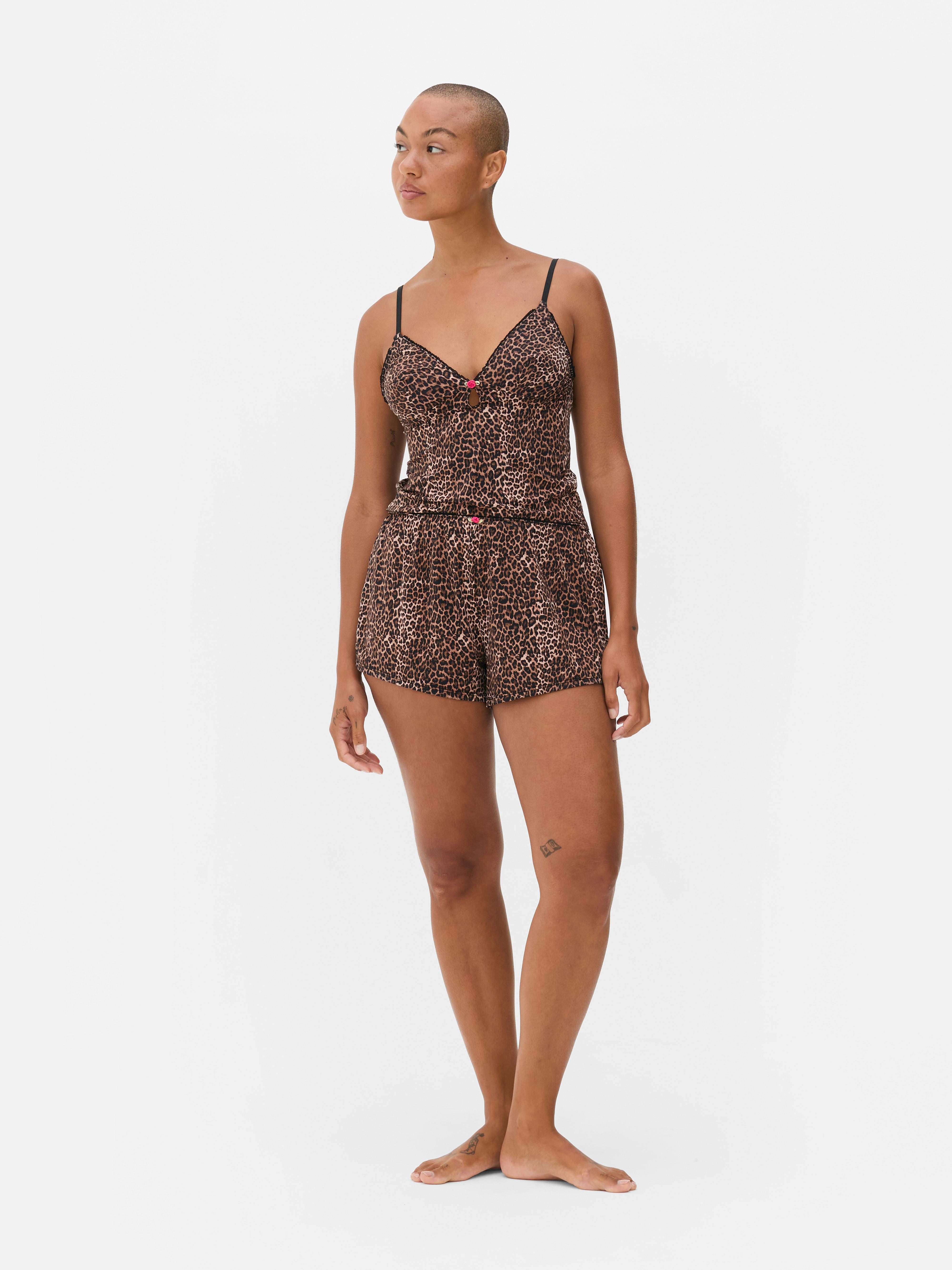 Lace Trim Pyjama Shorts