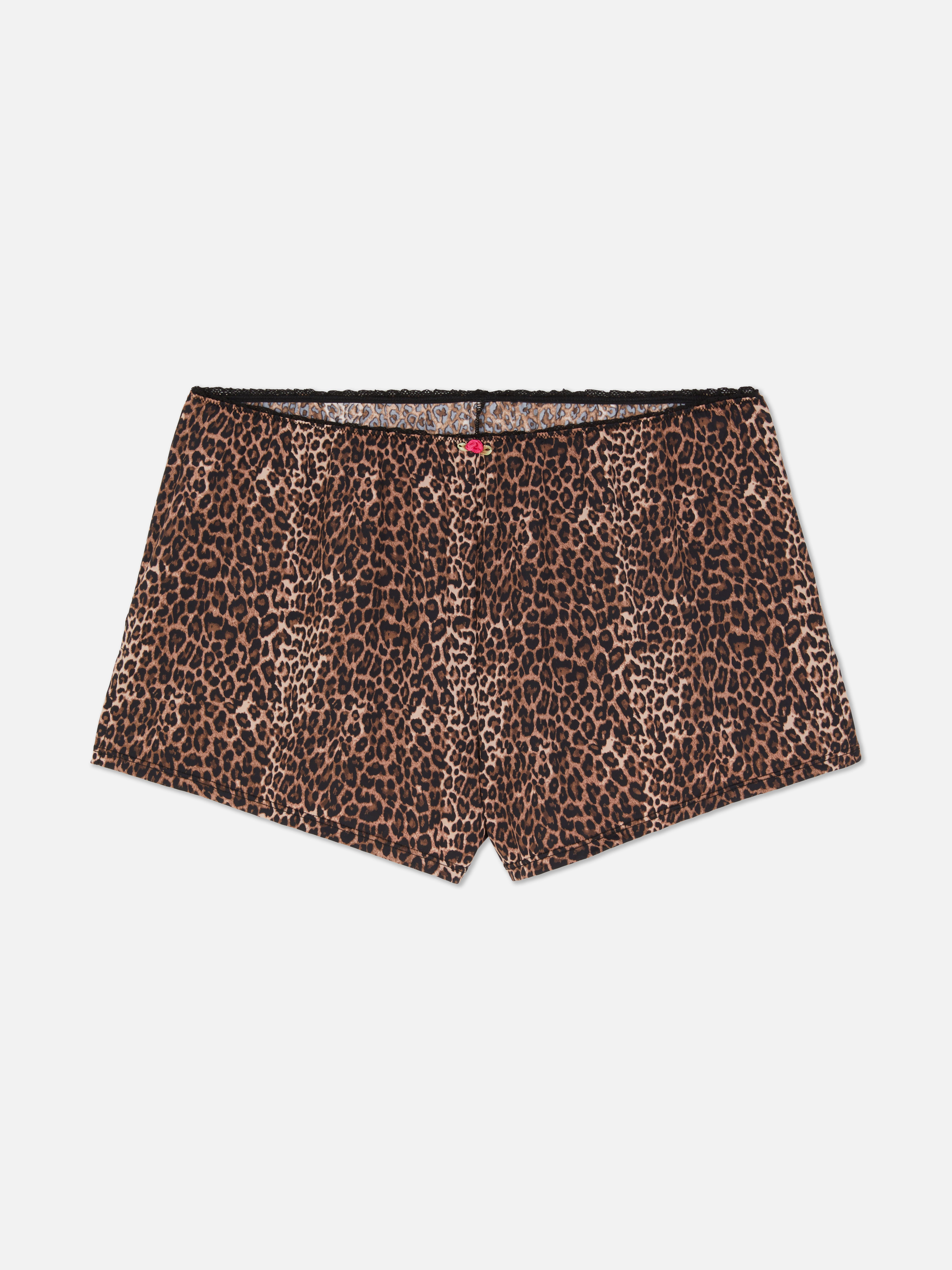 Lace Trim Pyjama Shorts