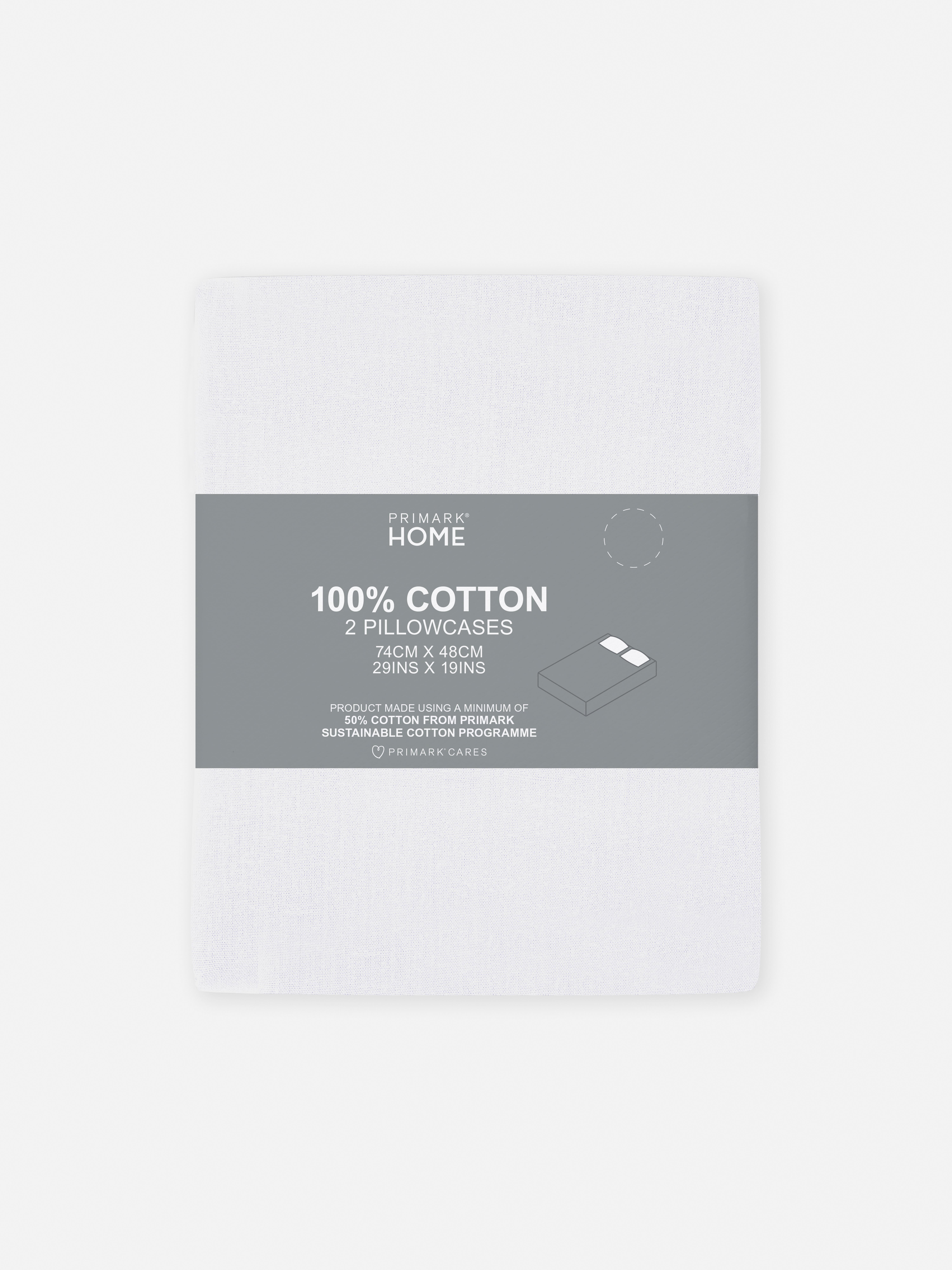 2pk Sateen Pillowcases