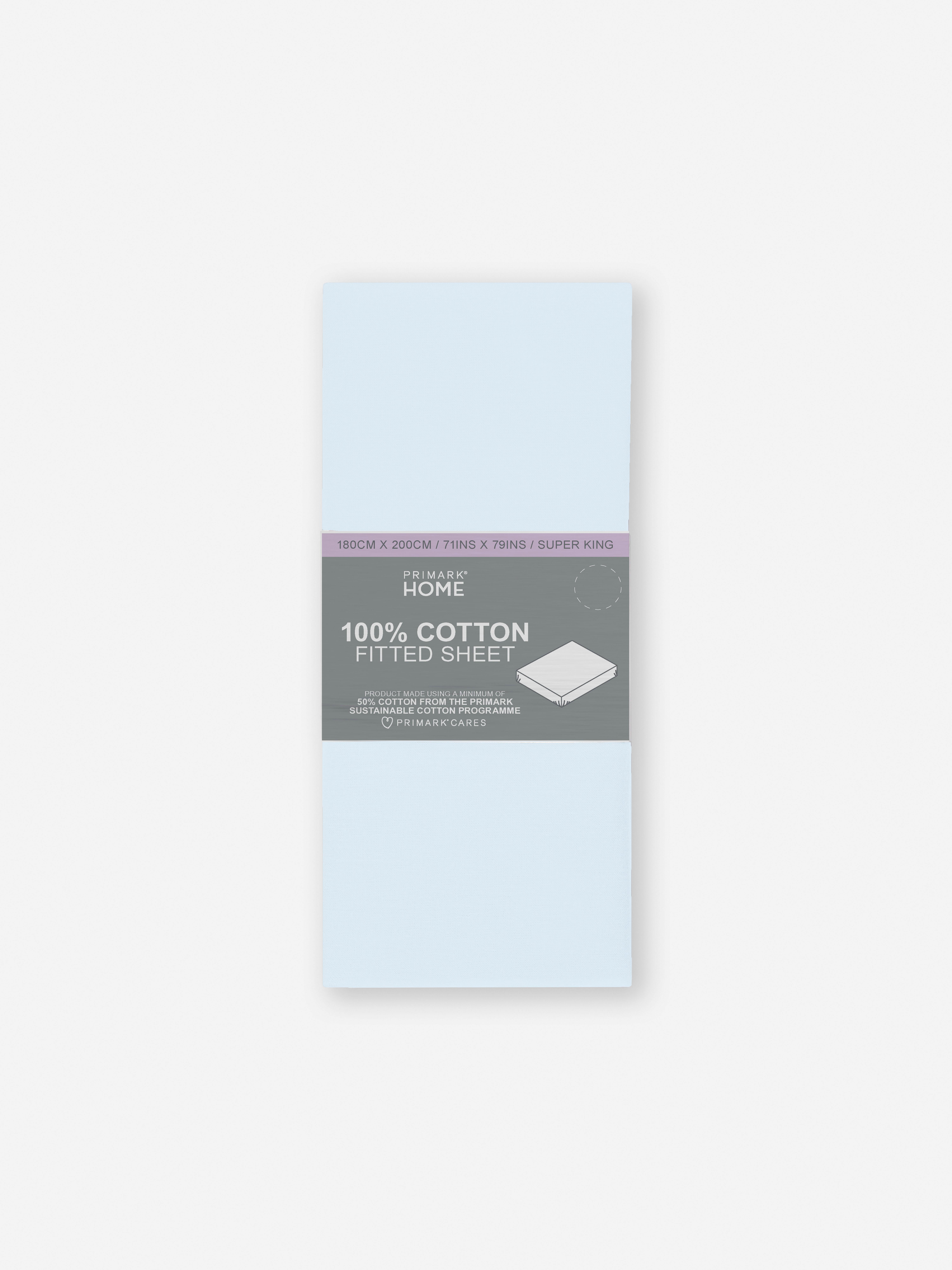 Super King Sateen Fitted Sheet