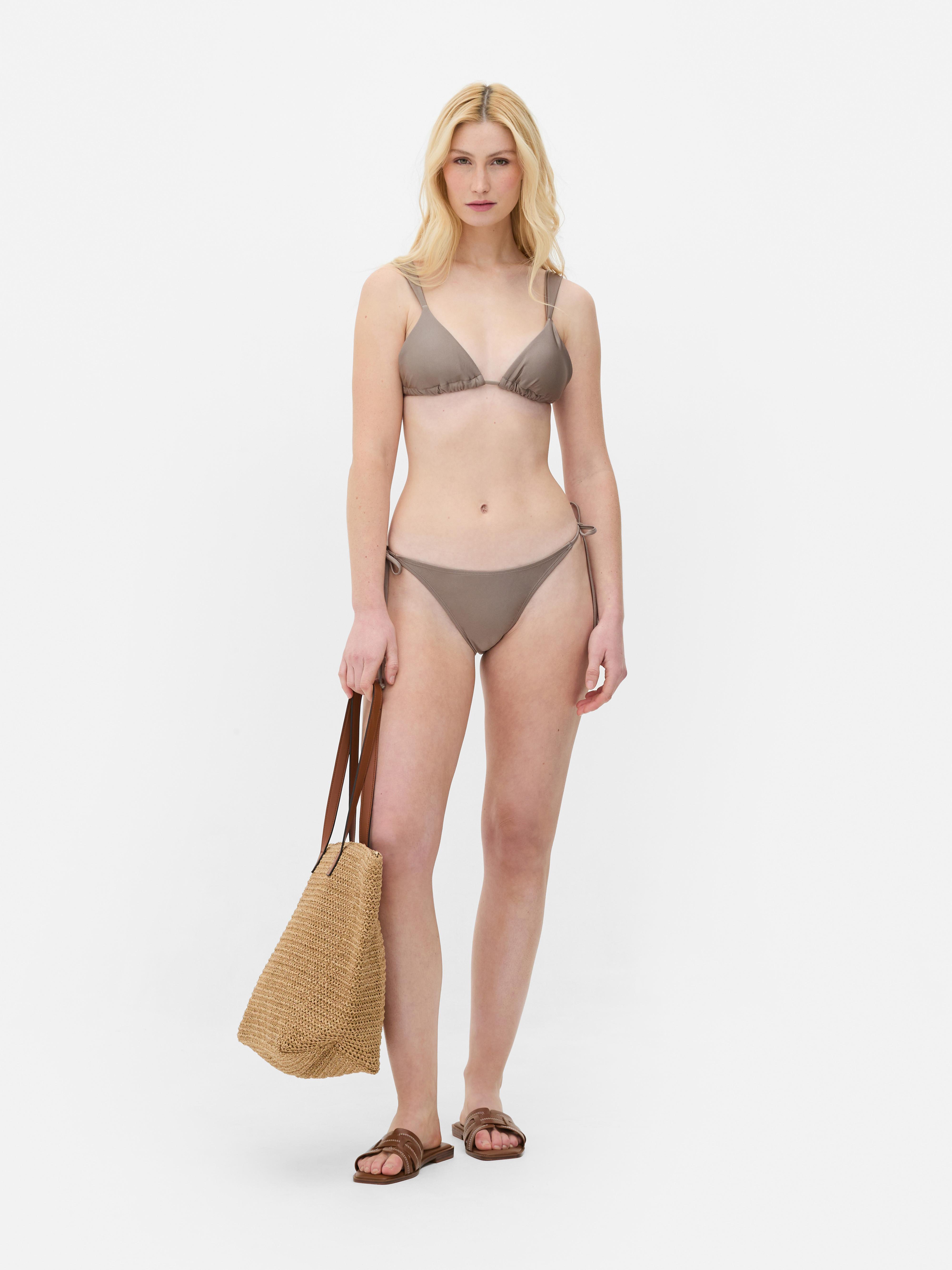 Metallic Triangle Top