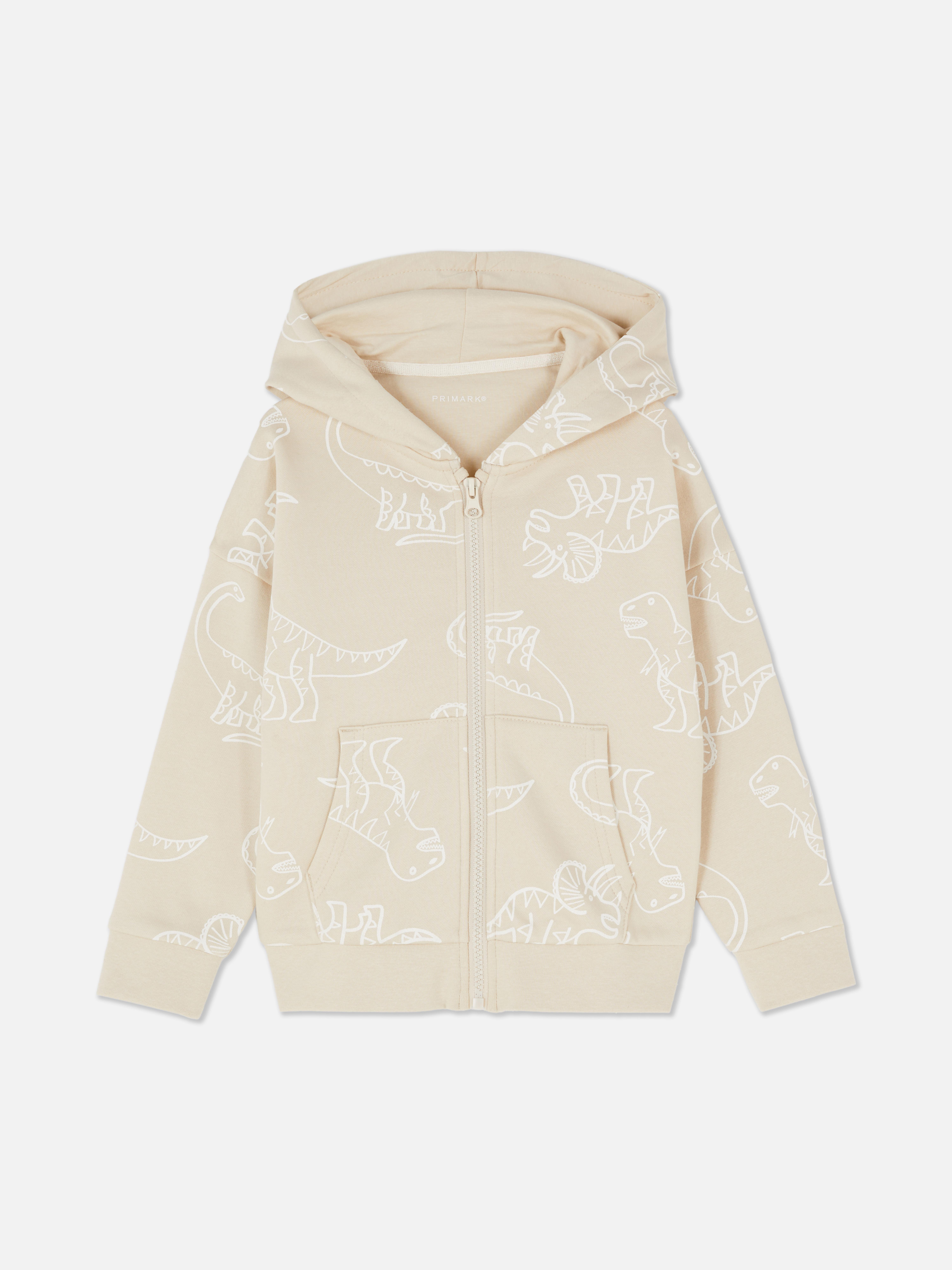 Zip-Up Graphic Hoodie
