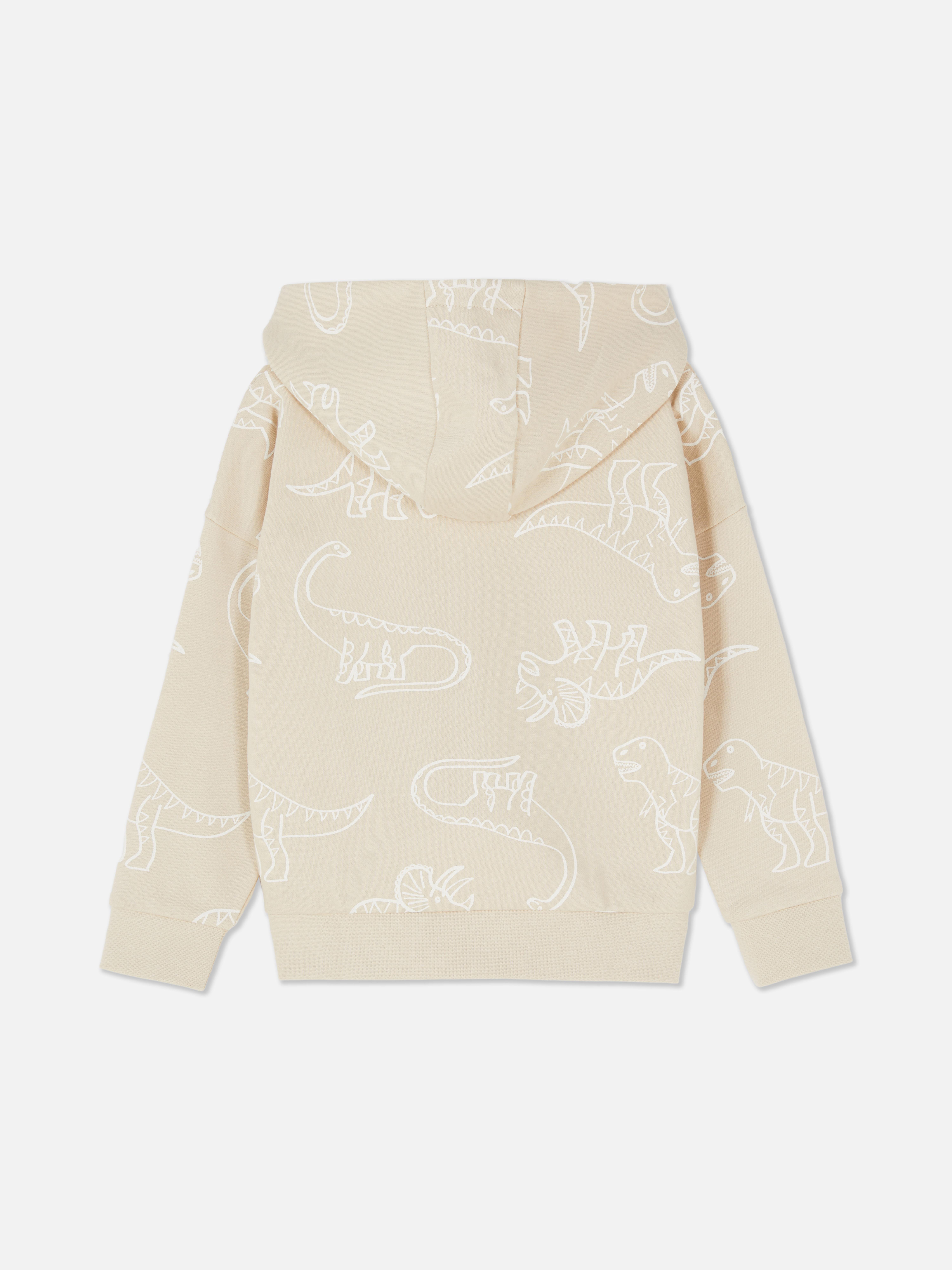 Zip-Up Graphic Hoodie
