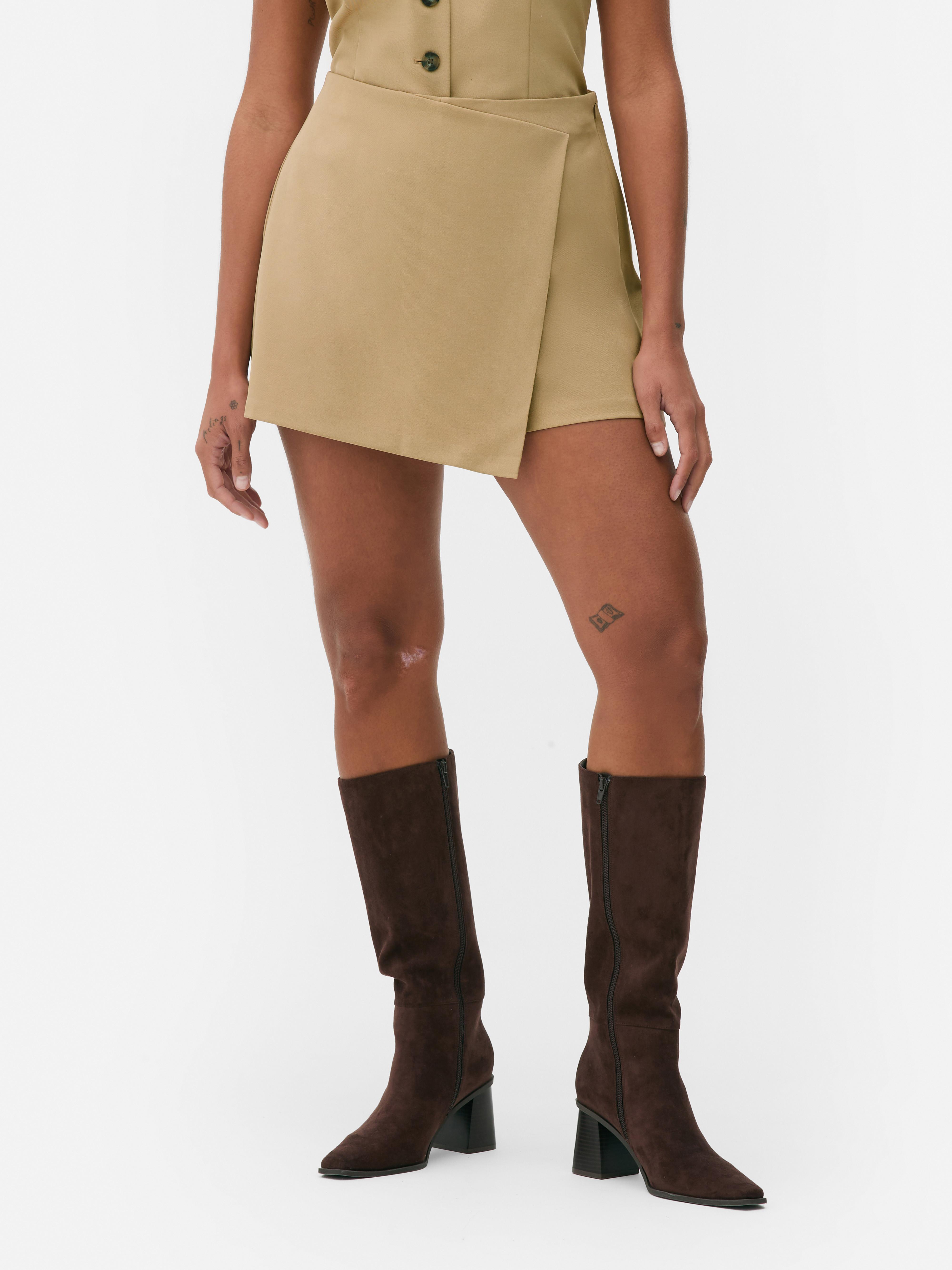 Skort mit Reißverschluss