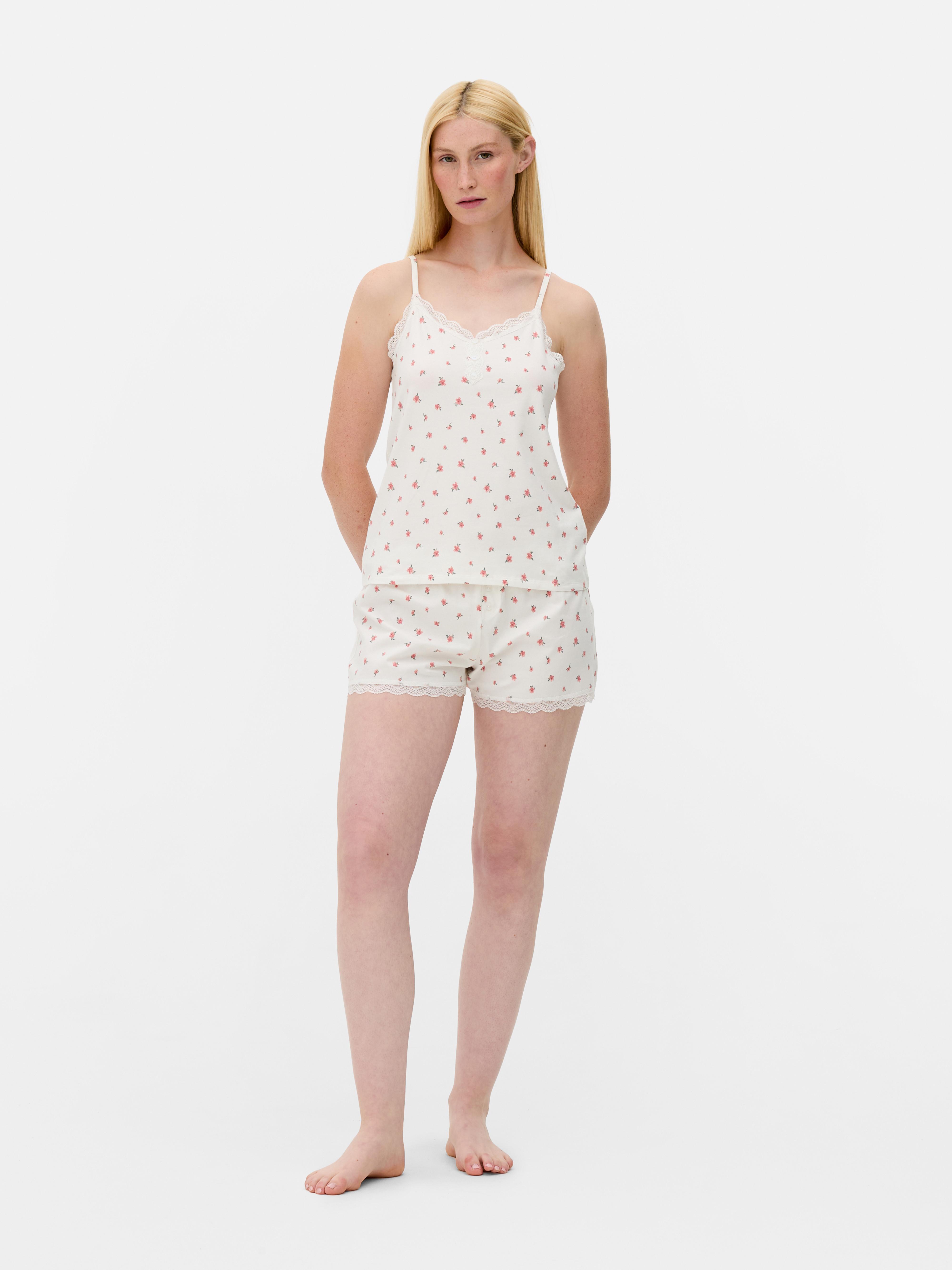 Shorts and Cami Pyjamas Oatmeal