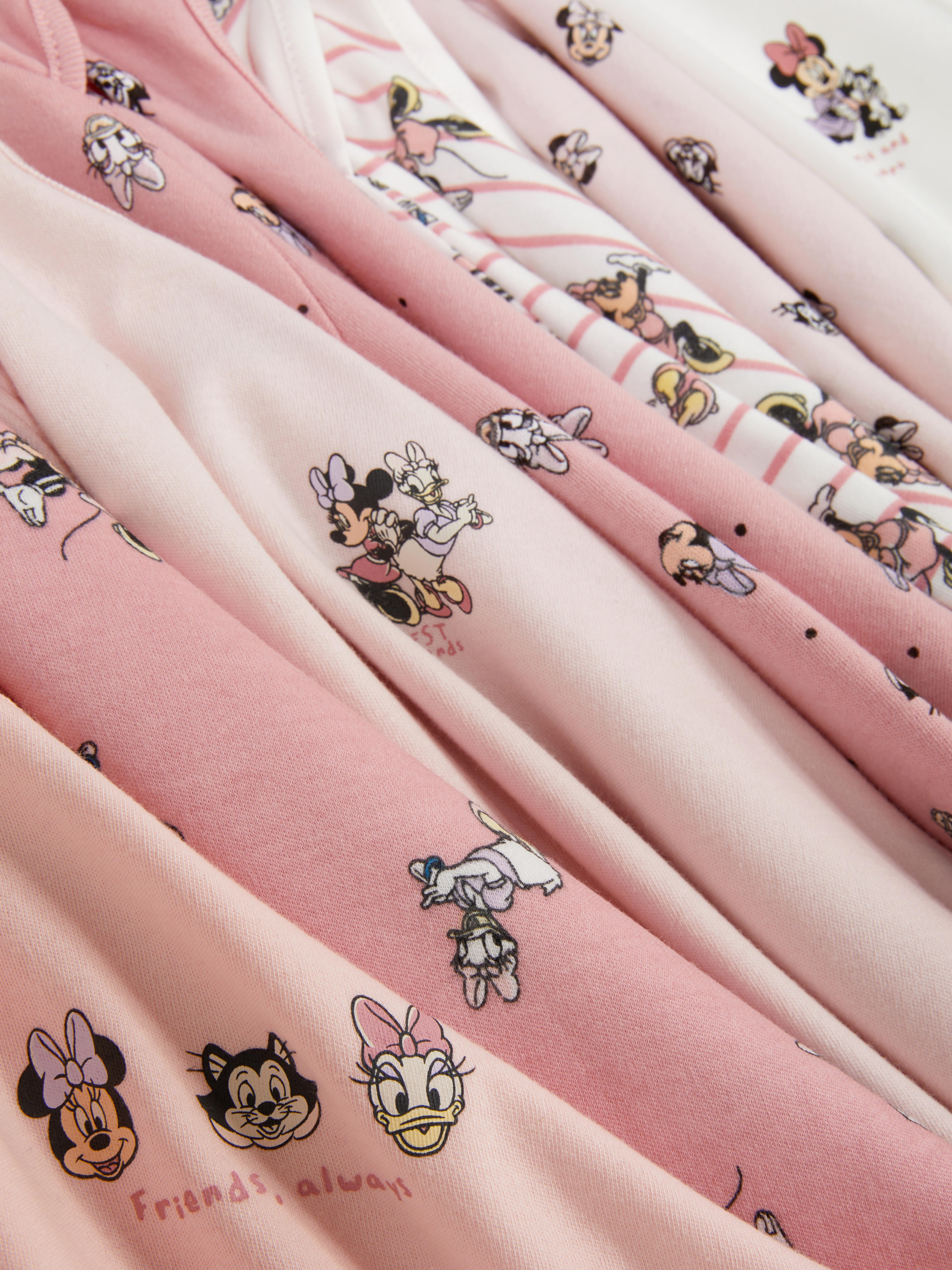 Lot de 7 bodys Disney Minnie Mouse et Daisy Duck
