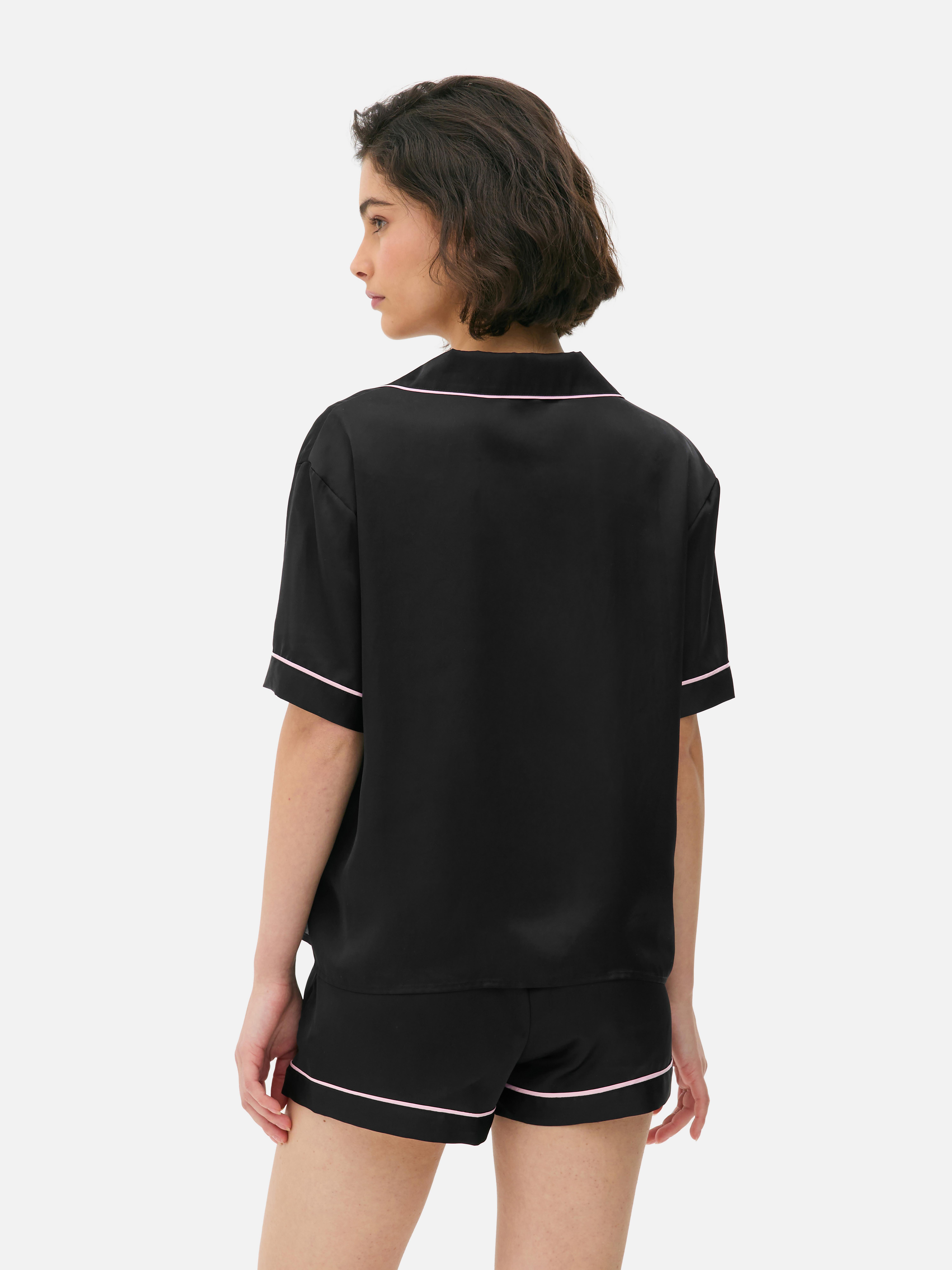 Satin Shorts Pajamas