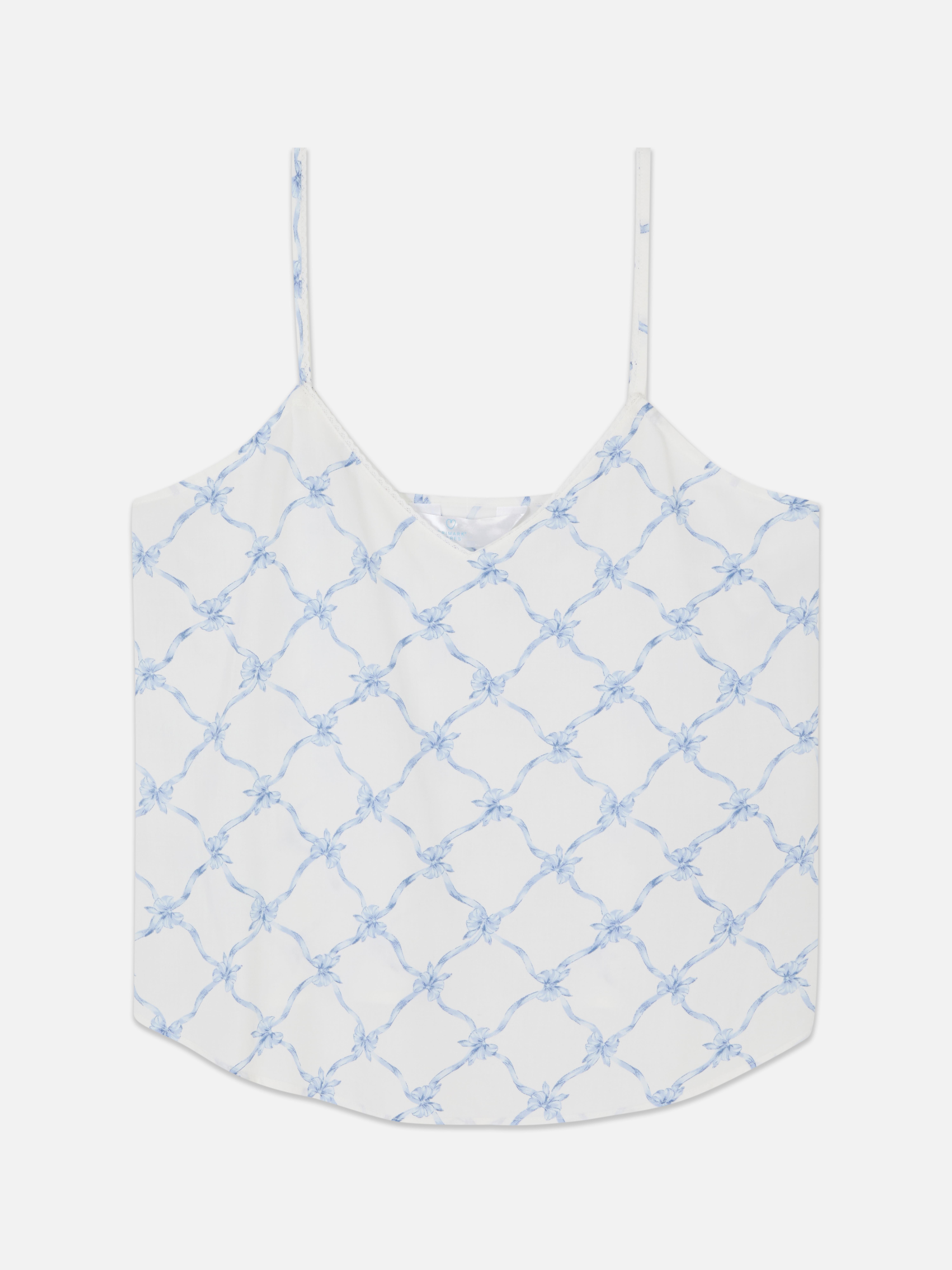 Bow Print Cami Pajama Top