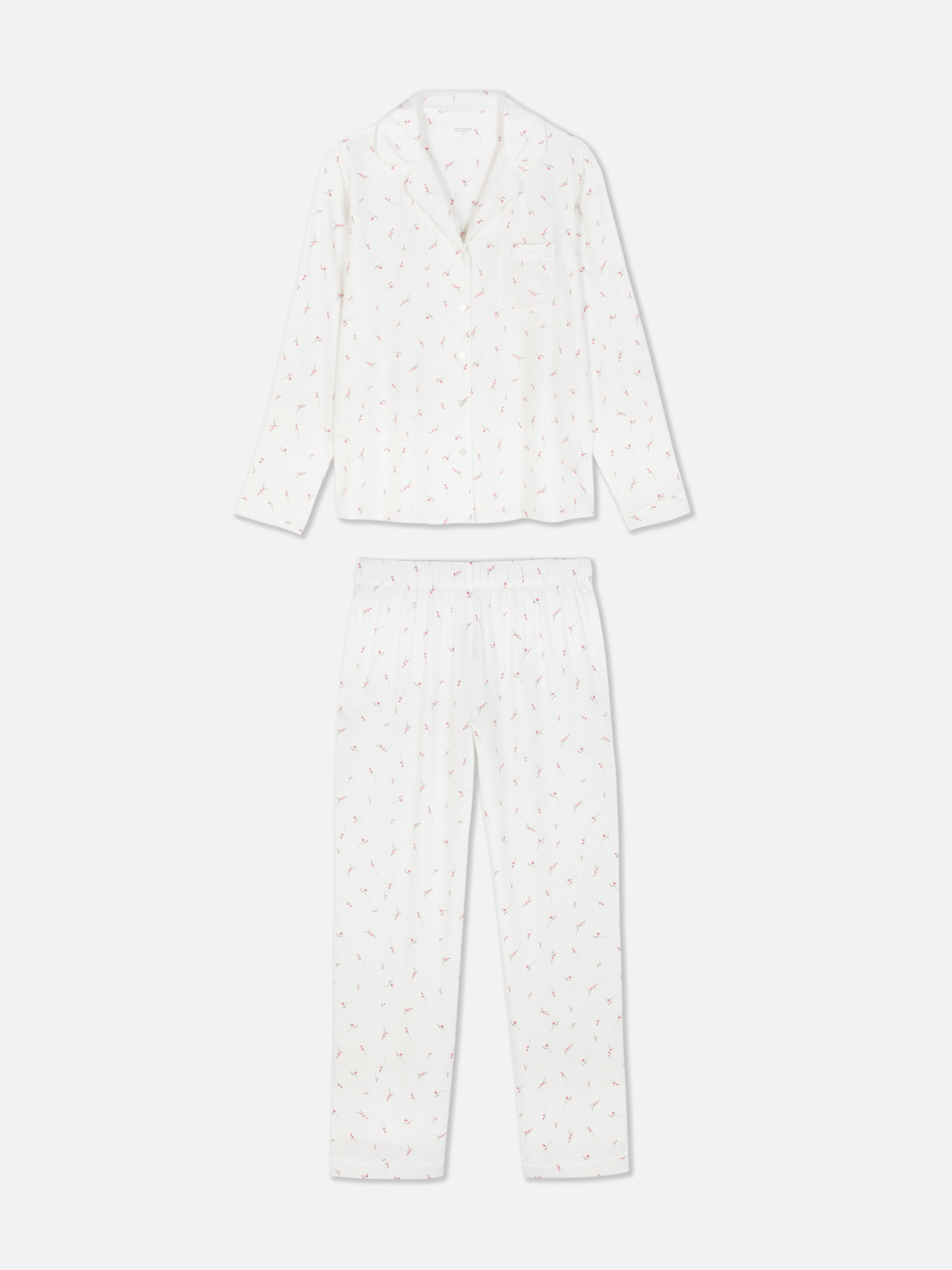 Twill Boyfriend Pajamas