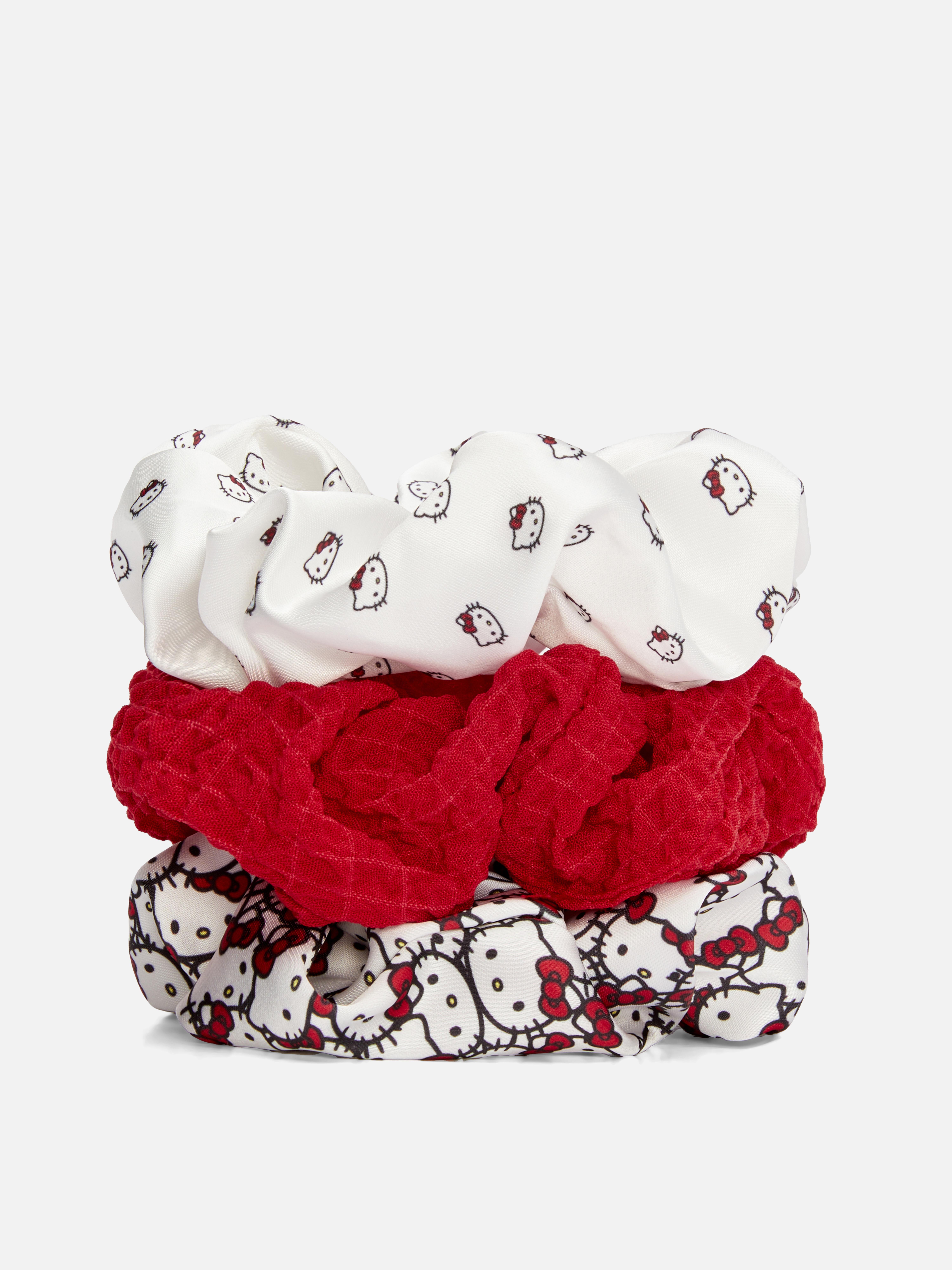 3pk Hello Kitty Hair Scrunchies
