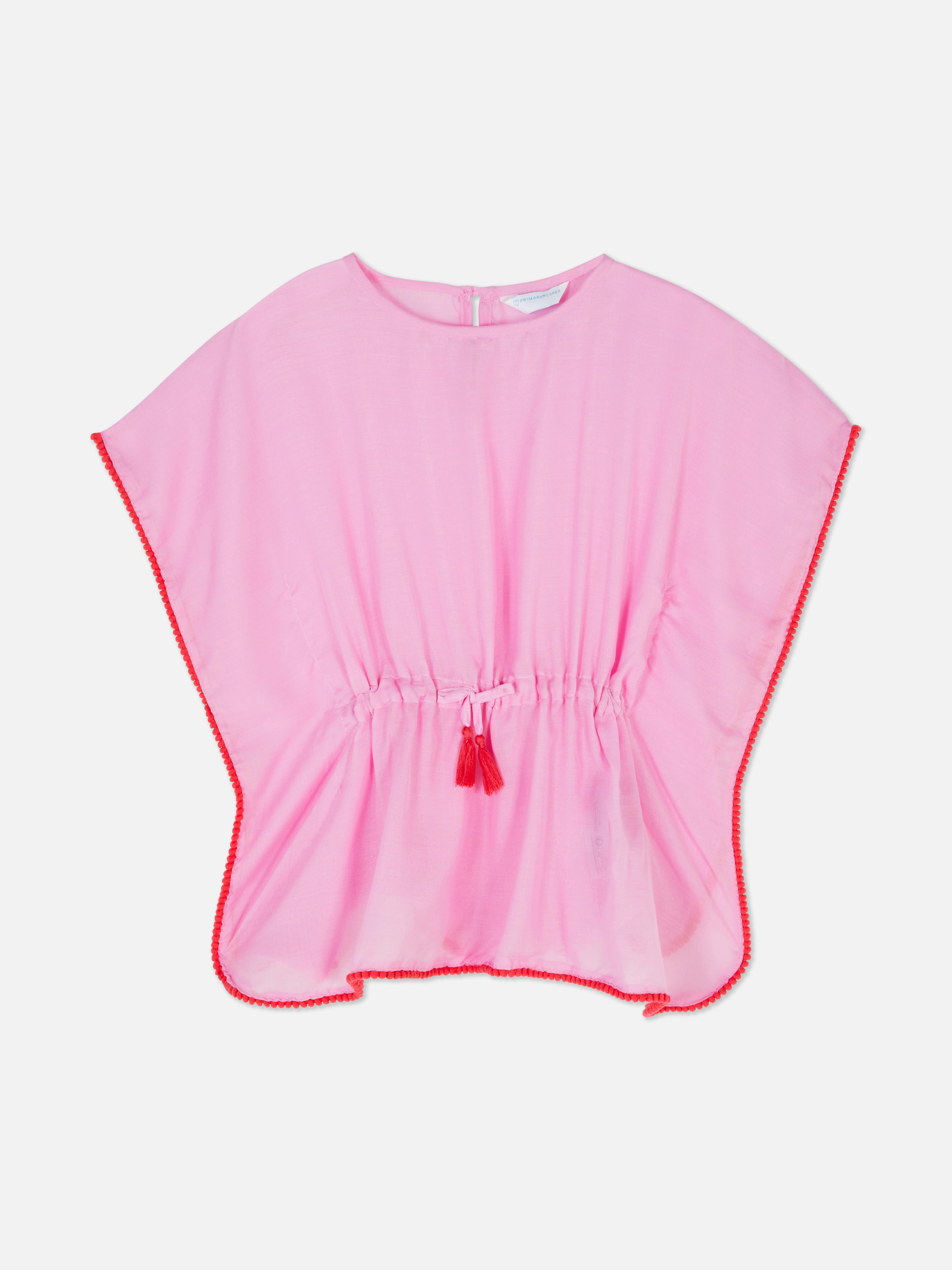 Ruched Tassel Kaftan