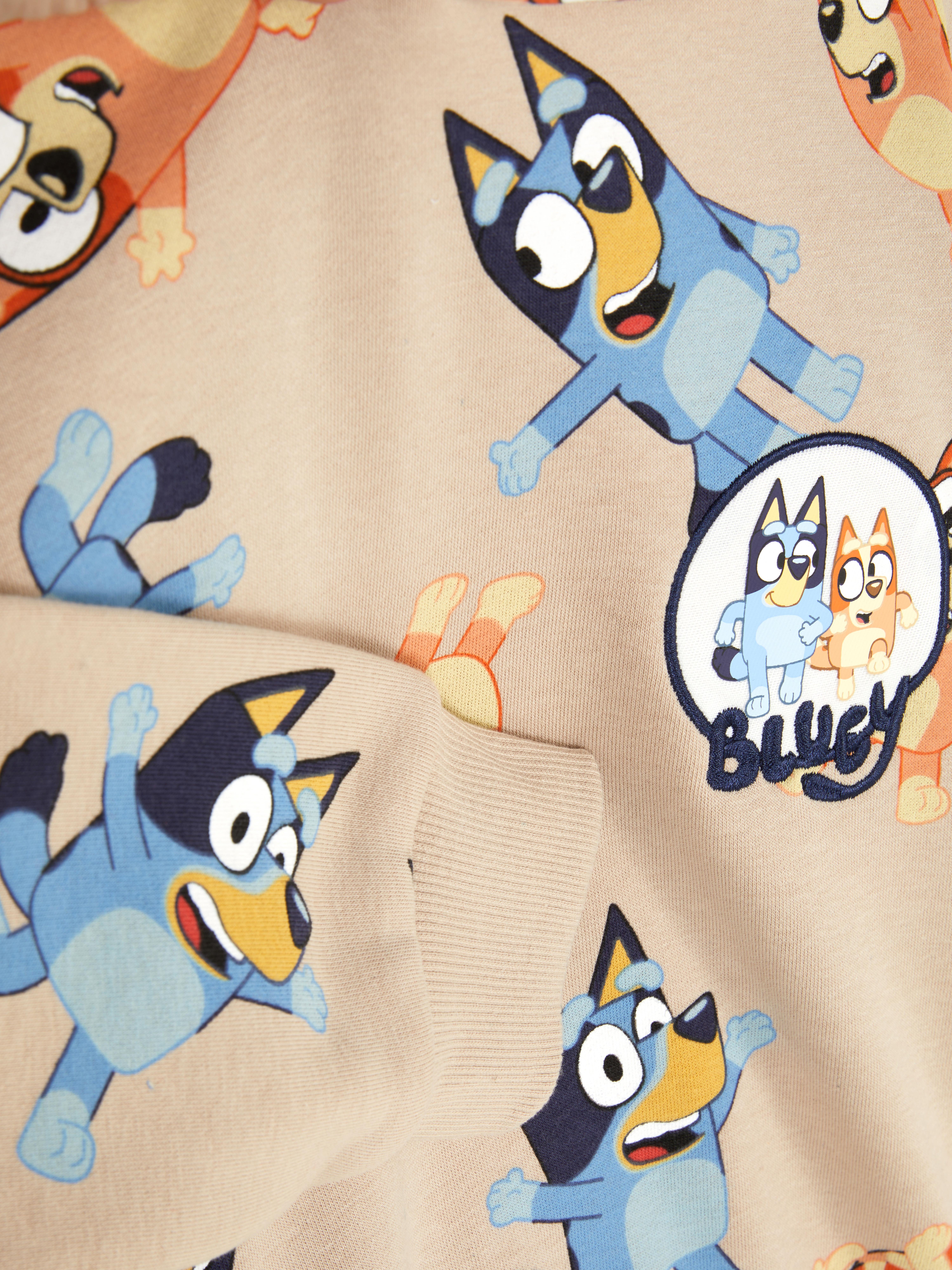 Felpa con cappuccio Bluey